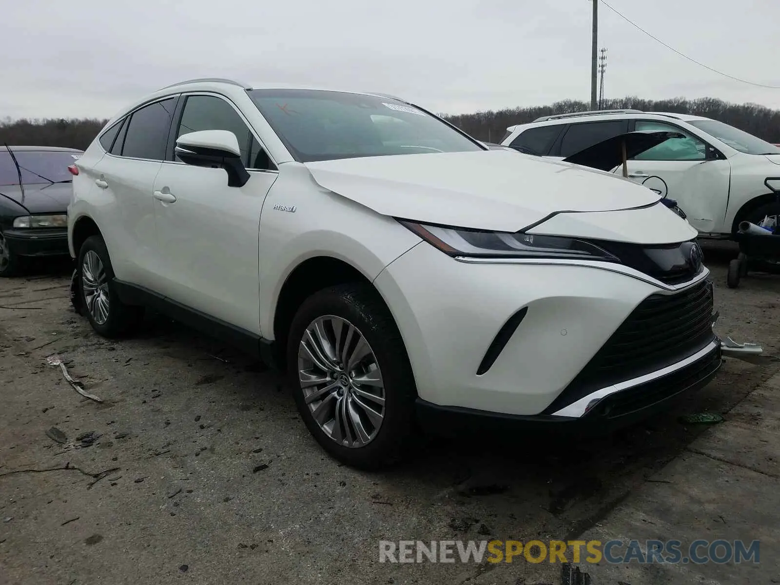 1 fotografías del automóvil dañado JTEAAAAH0MJ007859 TOYOTA VENZA 2021