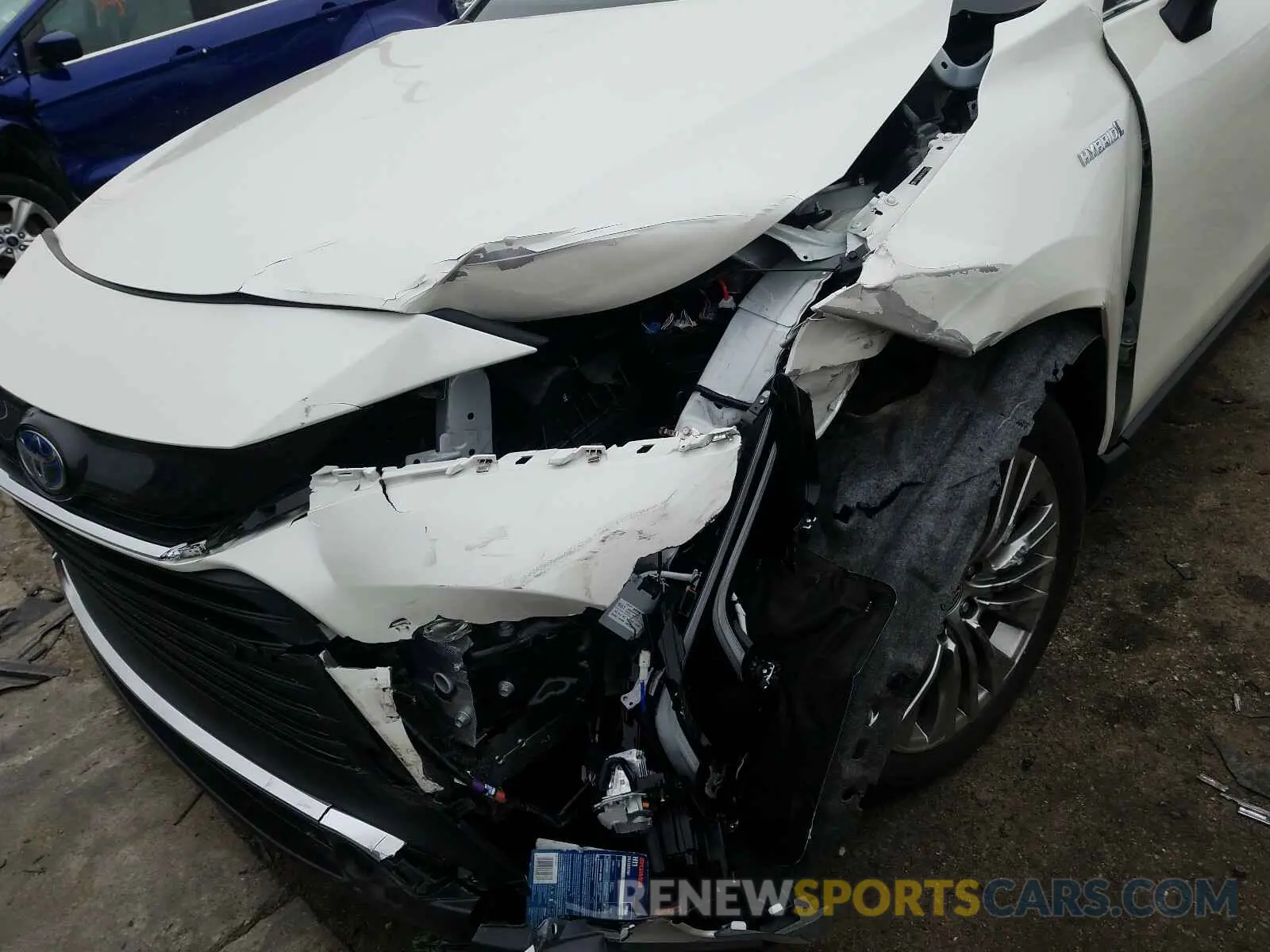 9 fotografías del automóvil dañado JTEAAAAH0MJ007859 TOYOTA VENZA 2021