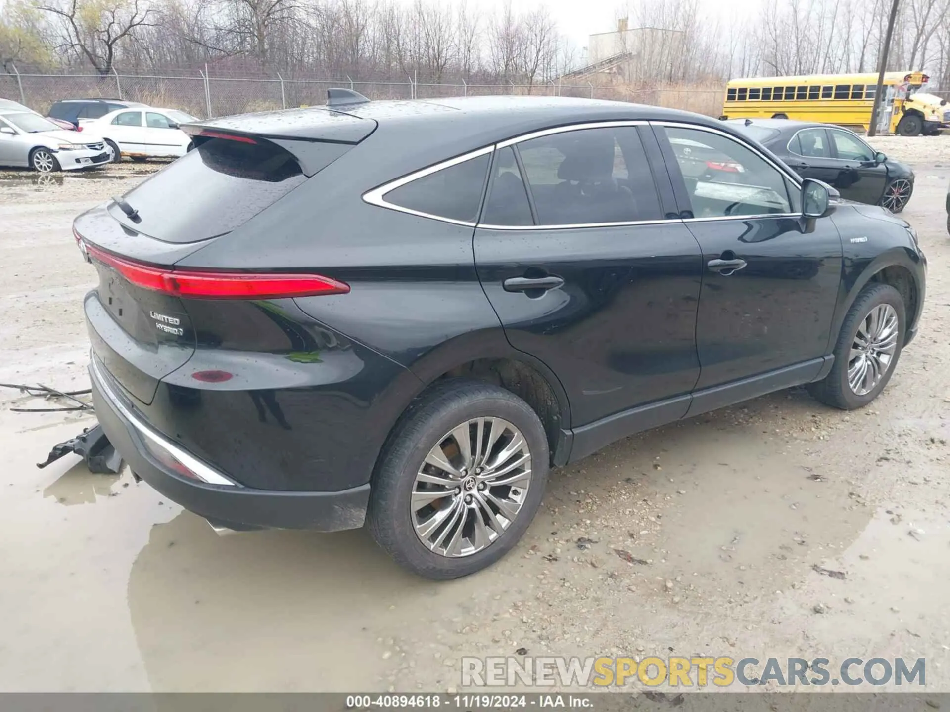 4 fotografías del automóvil dañado JTEAAAAH0MJ009949 TOYOTA VENZA 2021