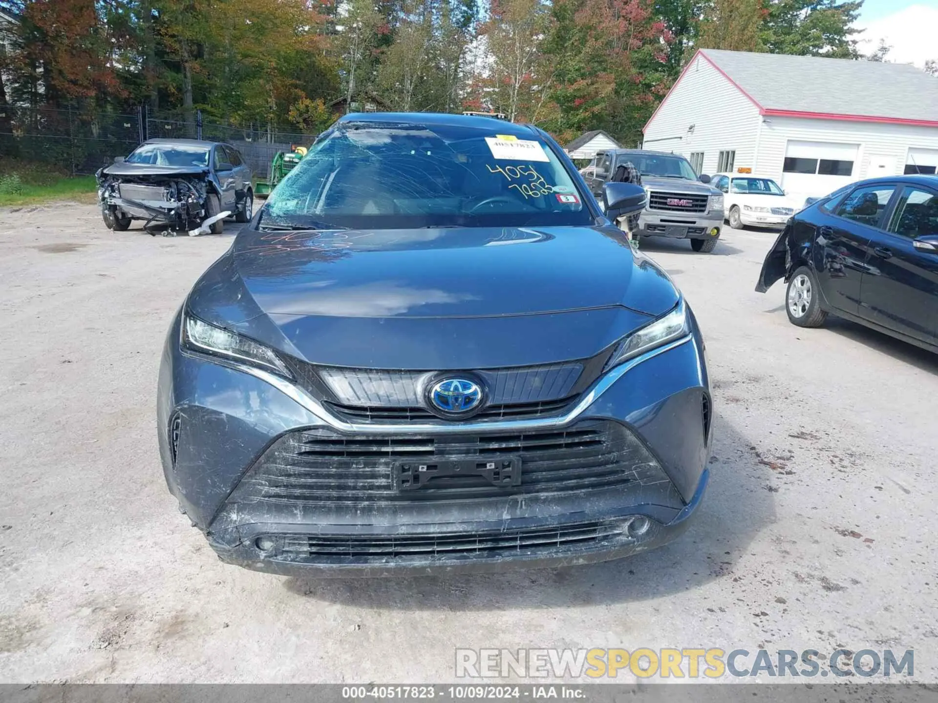 12 fotografías del automóvil dañado JTEAAAAH0MJ011104 TOYOTA VENZA 2021