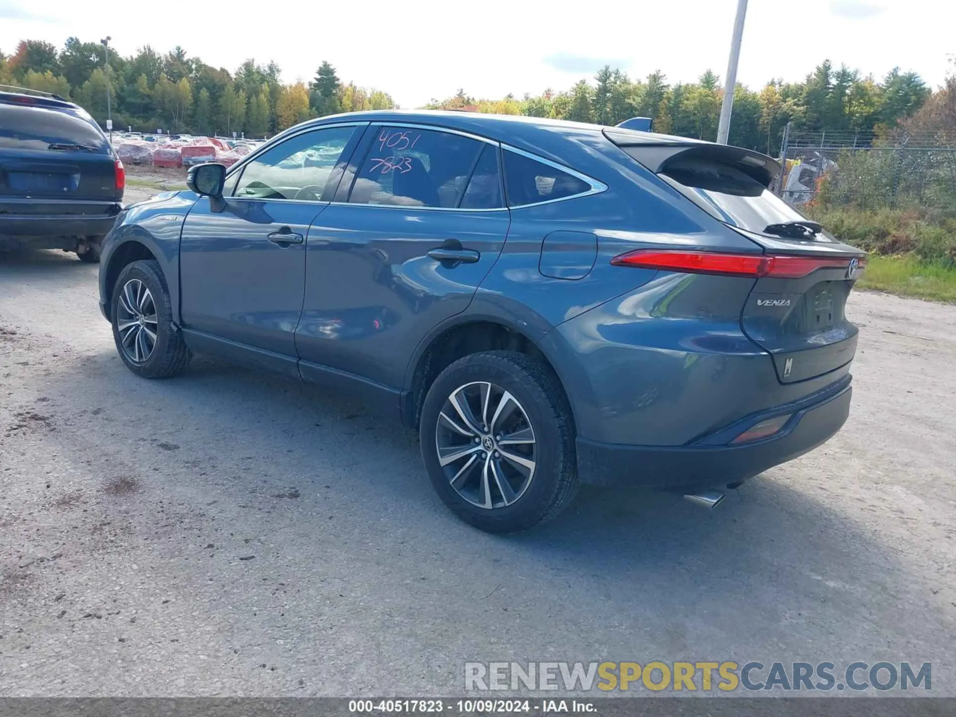 3 fotografías del automóvil dañado JTEAAAAH0MJ011104 TOYOTA VENZA 2021