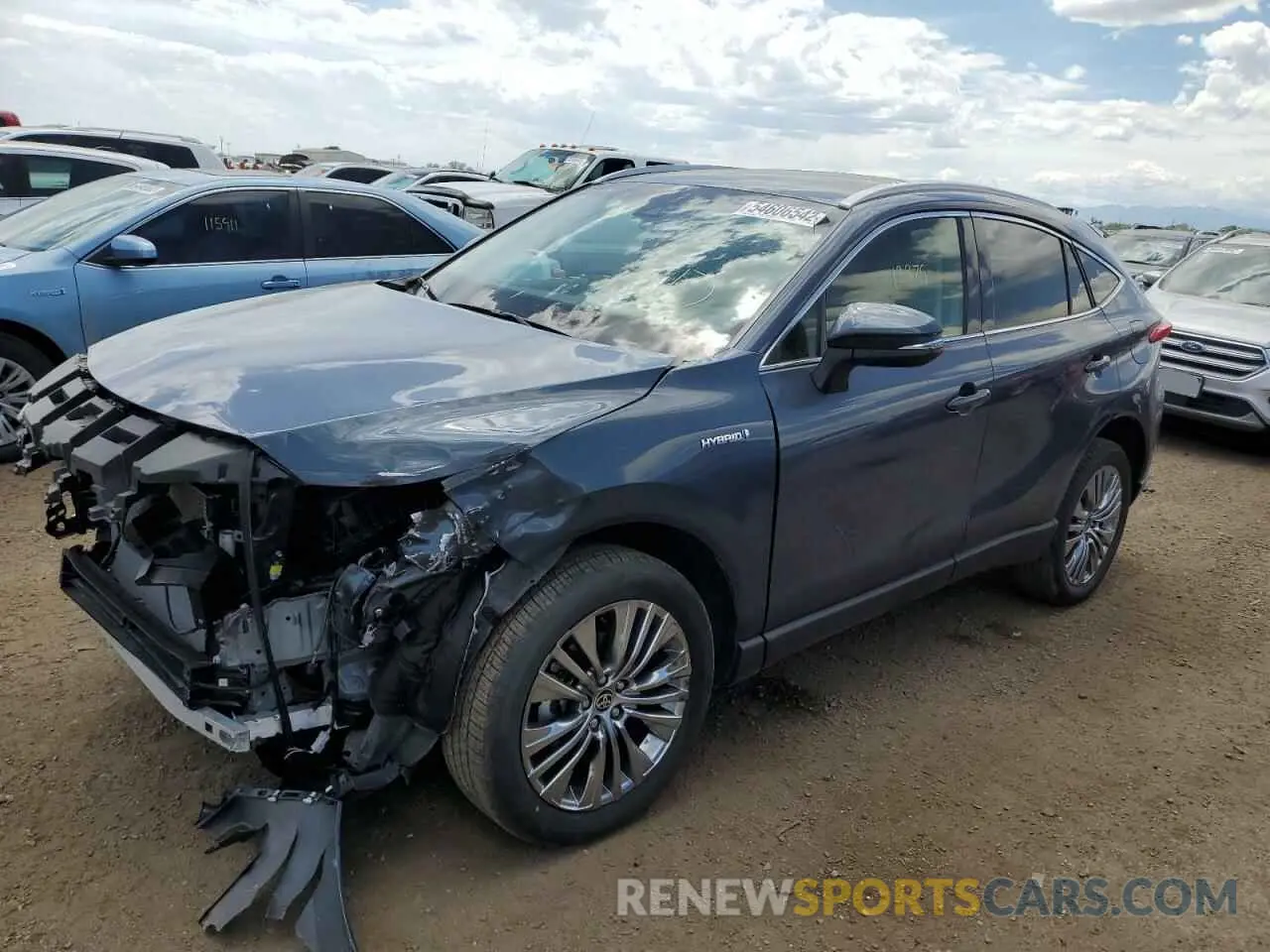 2 fotografías del automóvil dañado JTEAAAAH0MJ018506 TOYOTA VENZA 2021