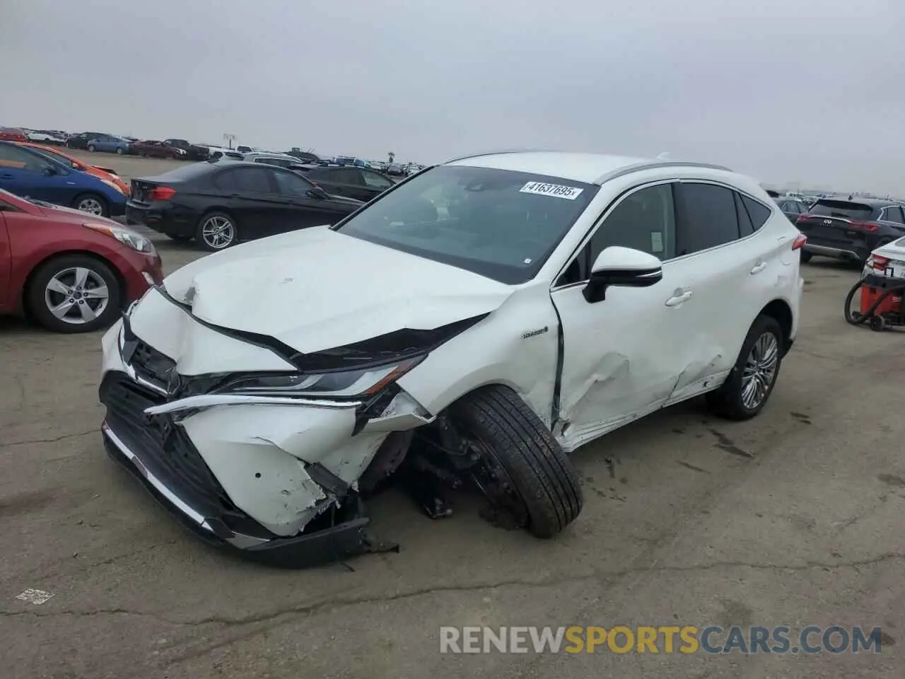1 fotografías del automóvil dañado JTEAAAAH0MJ044054 TOYOTA VENZA 2021
