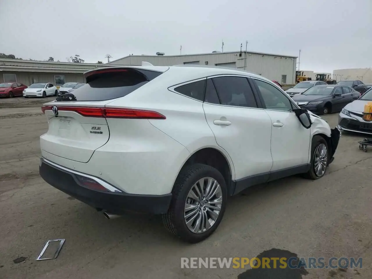 3 fotografías del automóvil dañado JTEAAAAH0MJ044054 TOYOTA VENZA 2021