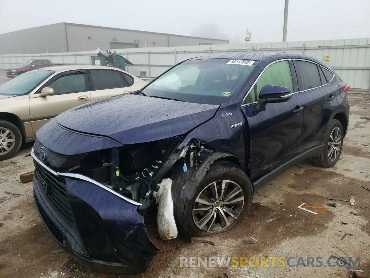 9 fotografías del automóvil dañado JTEAAAAH0MJ067348 TOYOTA VENZA 2021