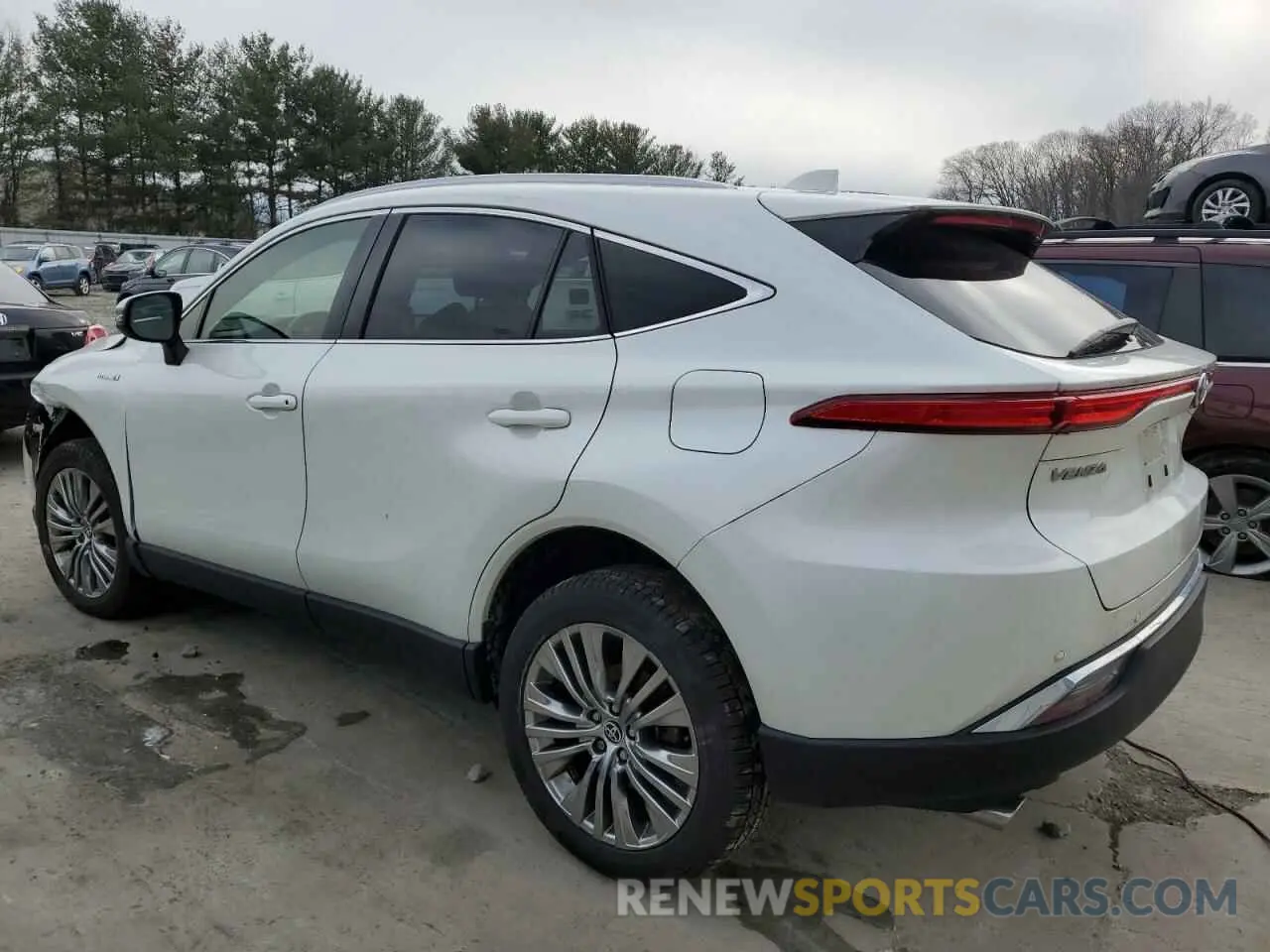 2 fotografías del automóvil dañado JTEAAAAH0MJ077717 TOYOTA VENZA 2021