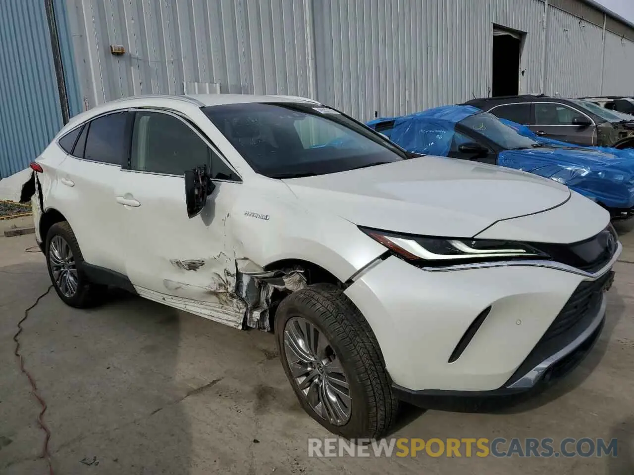 4 fotografías del automóvil dañado JTEAAAAH0MJ077717 TOYOTA VENZA 2021