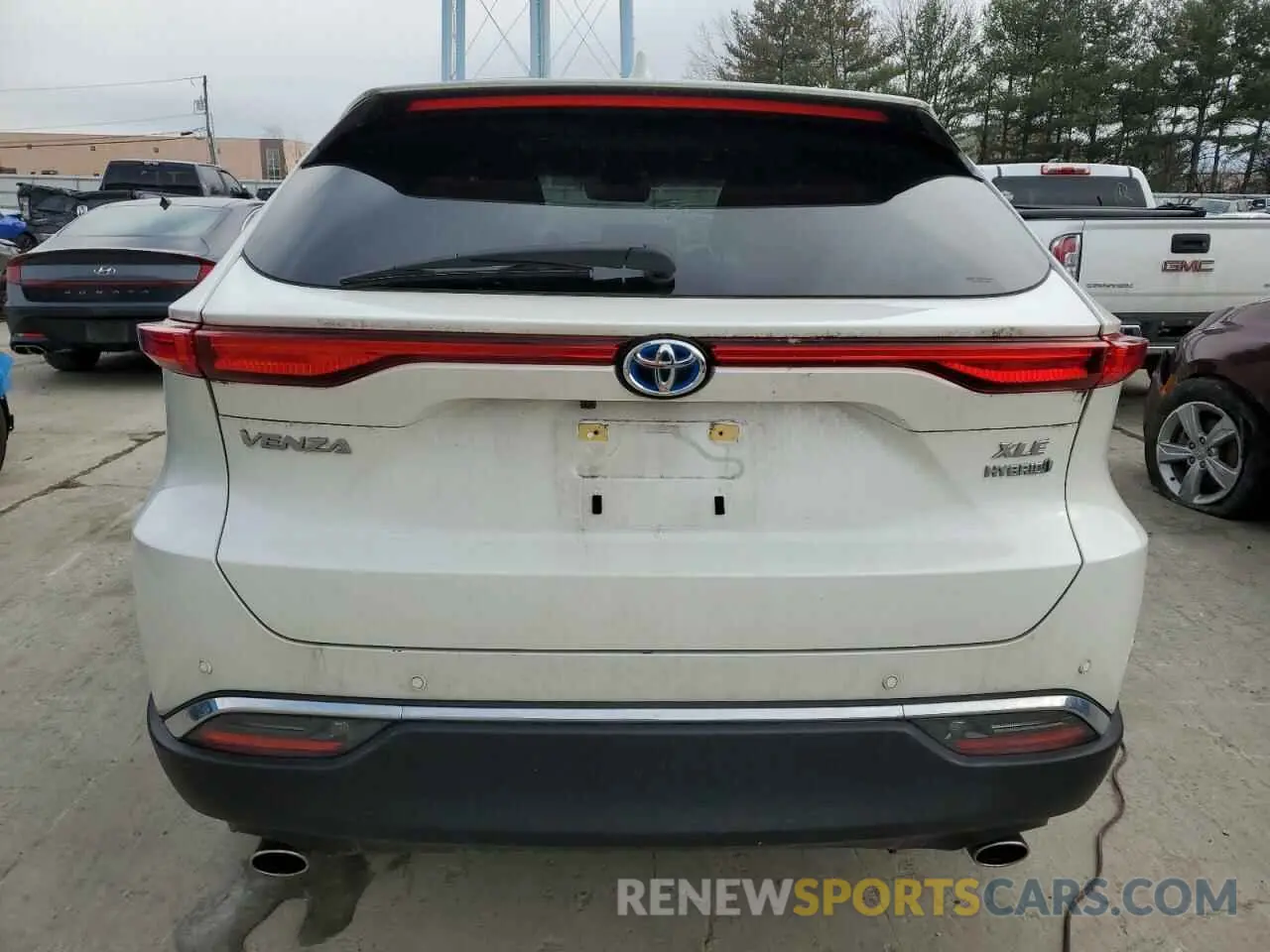 6 fotografías del automóvil dañado JTEAAAAH0MJ077717 TOYOTA VENZA 2021