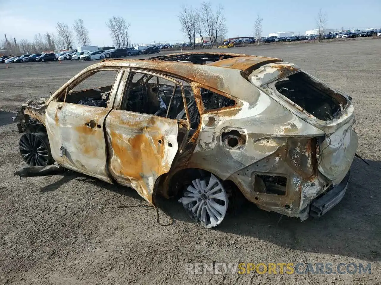 2 fotografías del automóvil dañado JTEAAAAH1MJ000757 TOYOTA VENZA 2021