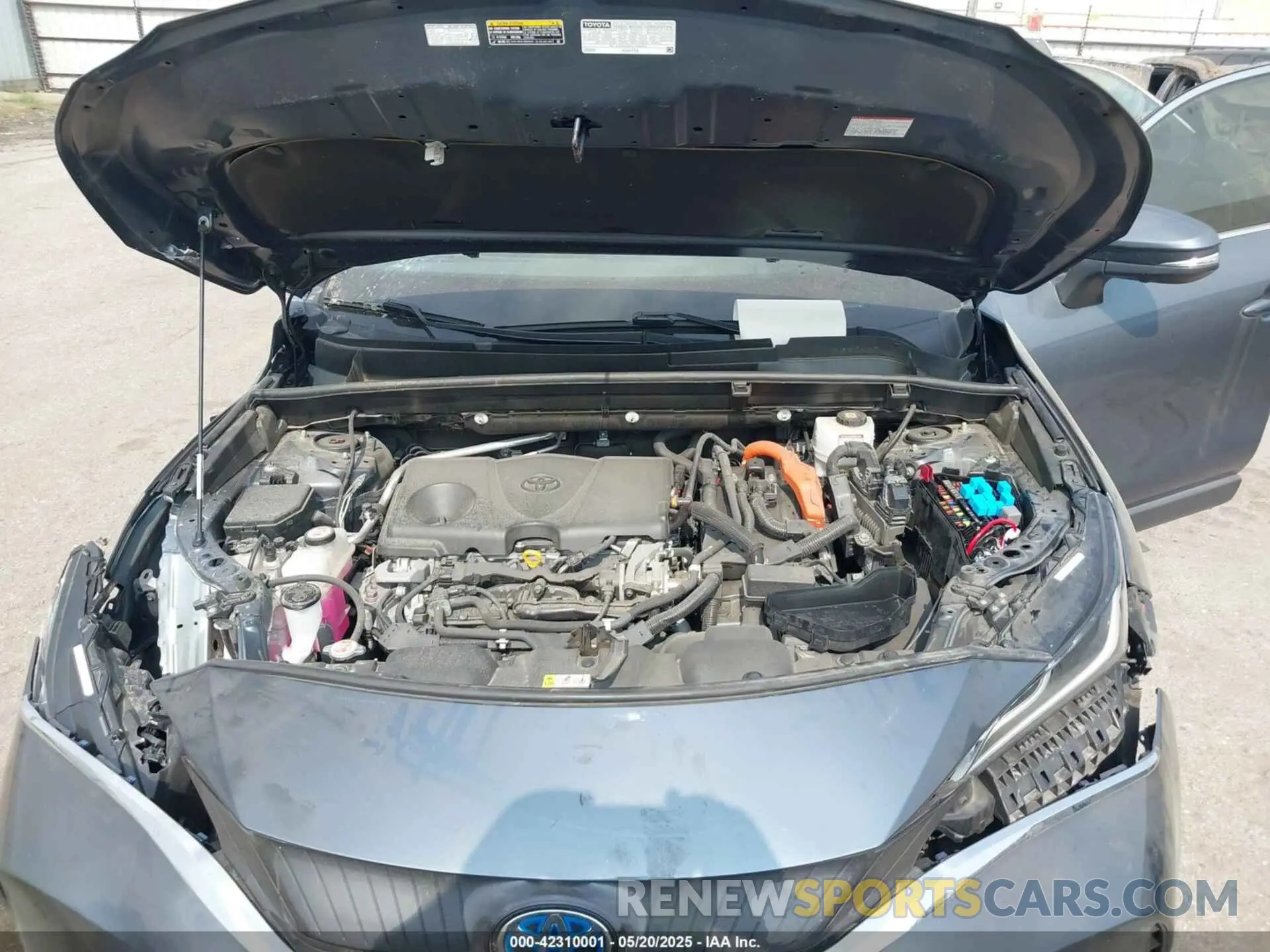10 fotografías del automóvil dañado JTEAAAAH1MJ003528 TOYOTA VENZA 2021