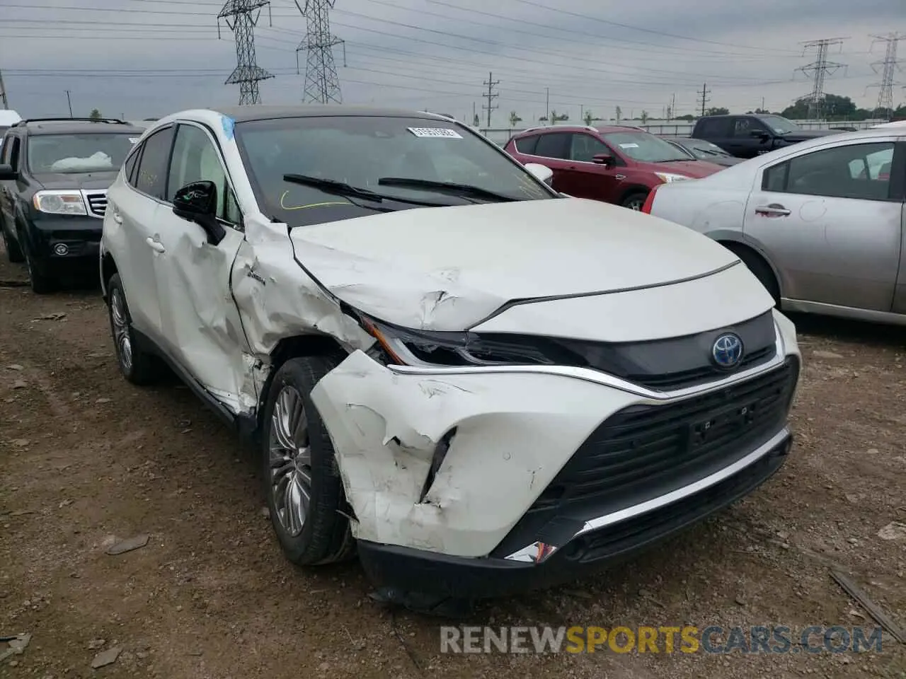 1 fotografías del automóvil dañado JTEAAAAH1MJ007076 TOYOTA VENZA 2021