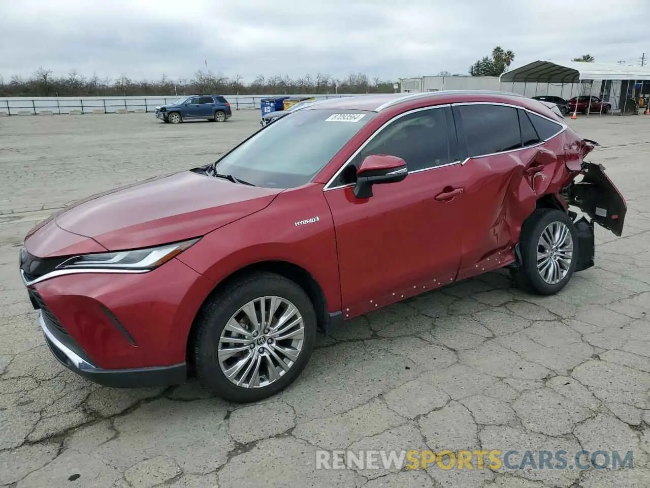 1 fotografías del automóvil dañado JTEAAAAH1MJ008731 TOYOTA VENZA 2021