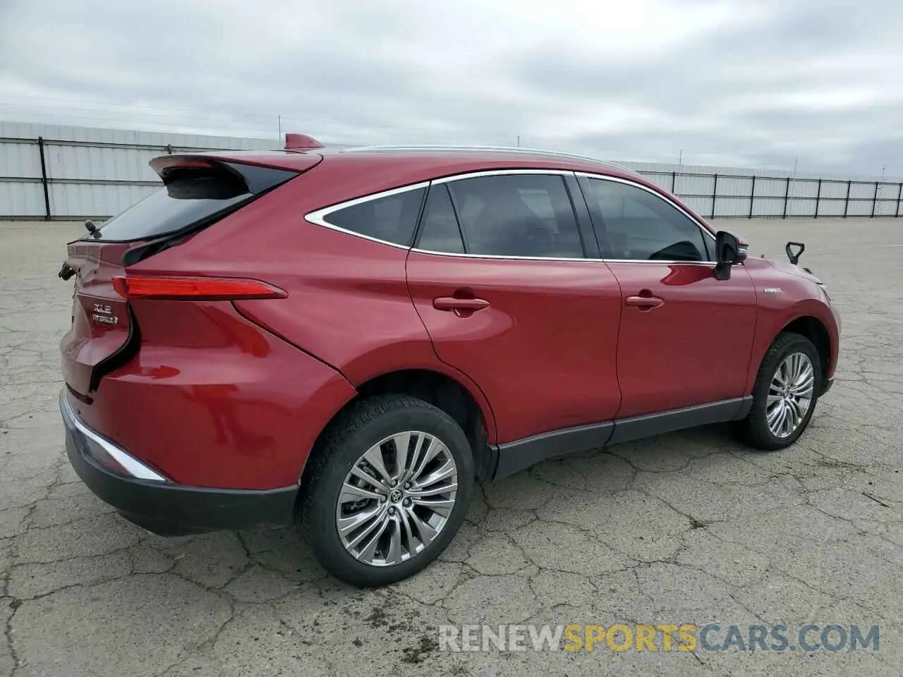3 fotografías del automóvil dañado JTEAAAAH1MJ008731 TOYOTA VENZA 2021