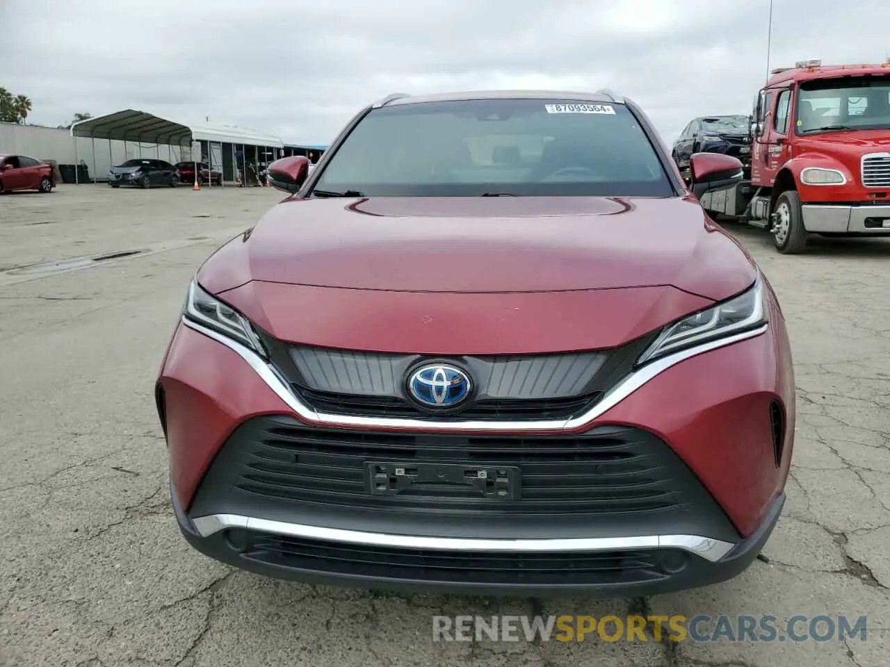 5 fotografías del automóvil dañado JTEAAAAH1MJ008731 TOYOTA VENZA 2021