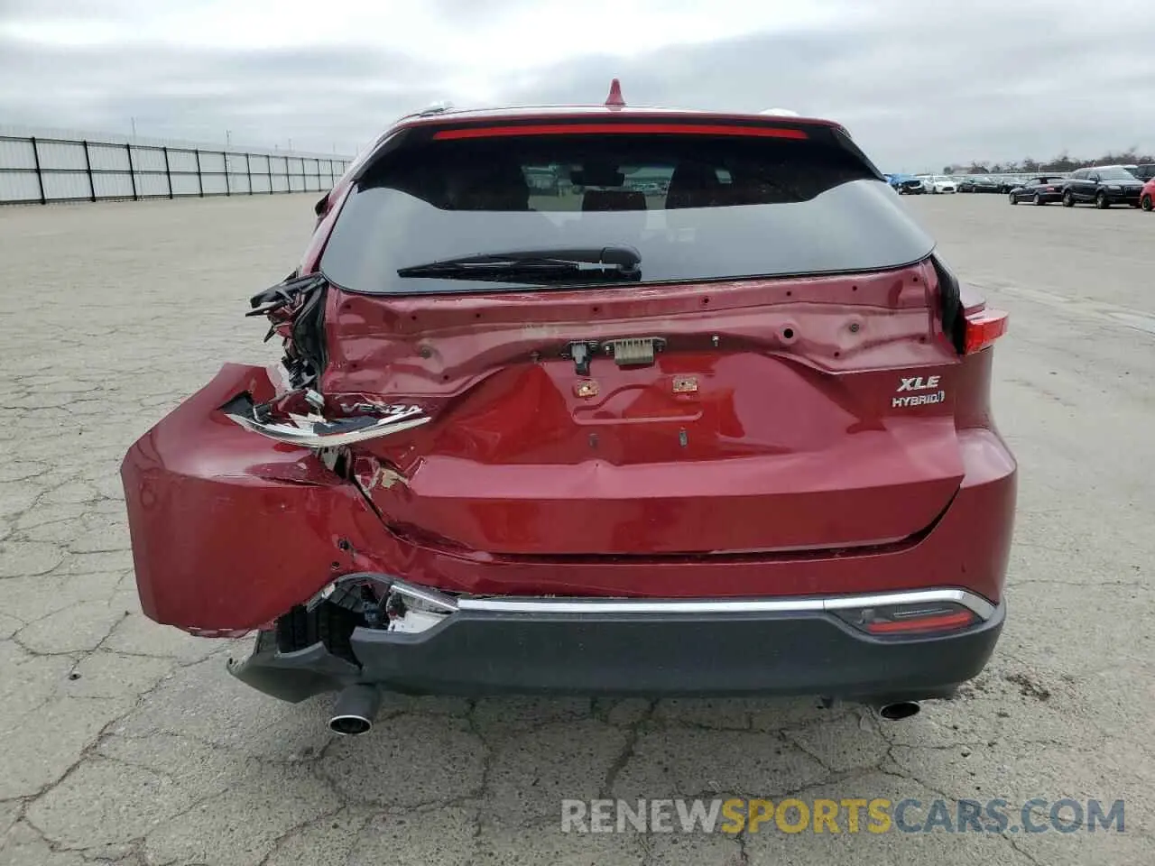 6 fotografías del automóvil dañado JTEAAAAH1MJ008731 TOYOTA VENZA 2021