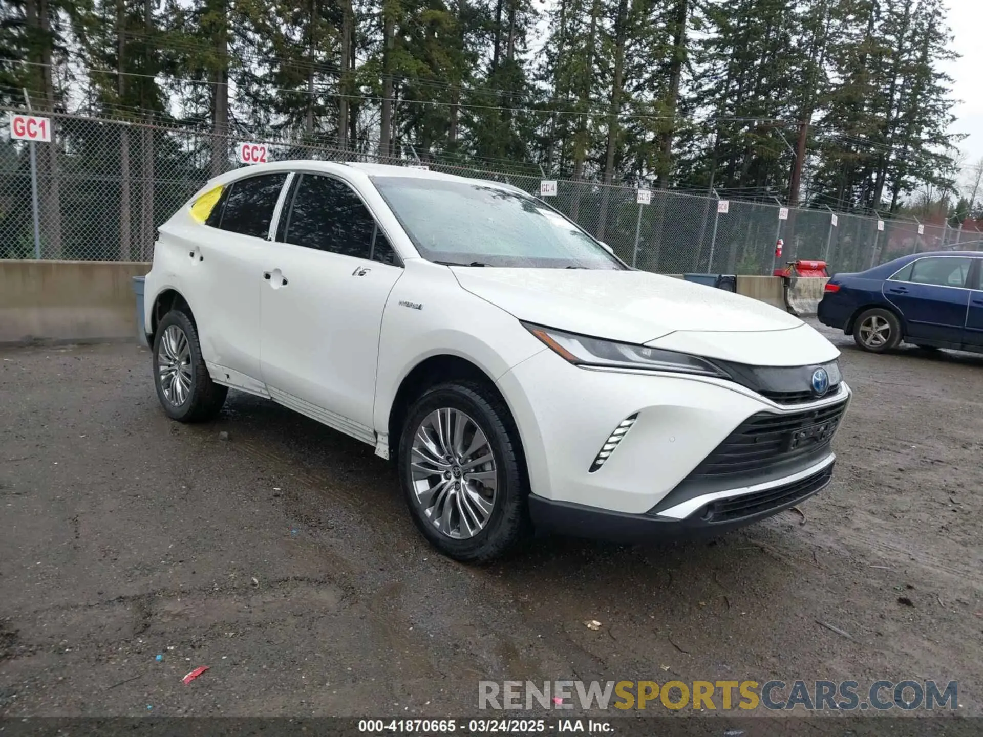 1 fotografías del automóvil dañado JTEAAAAH1MJ013086 TOYOTA VENZA 2021