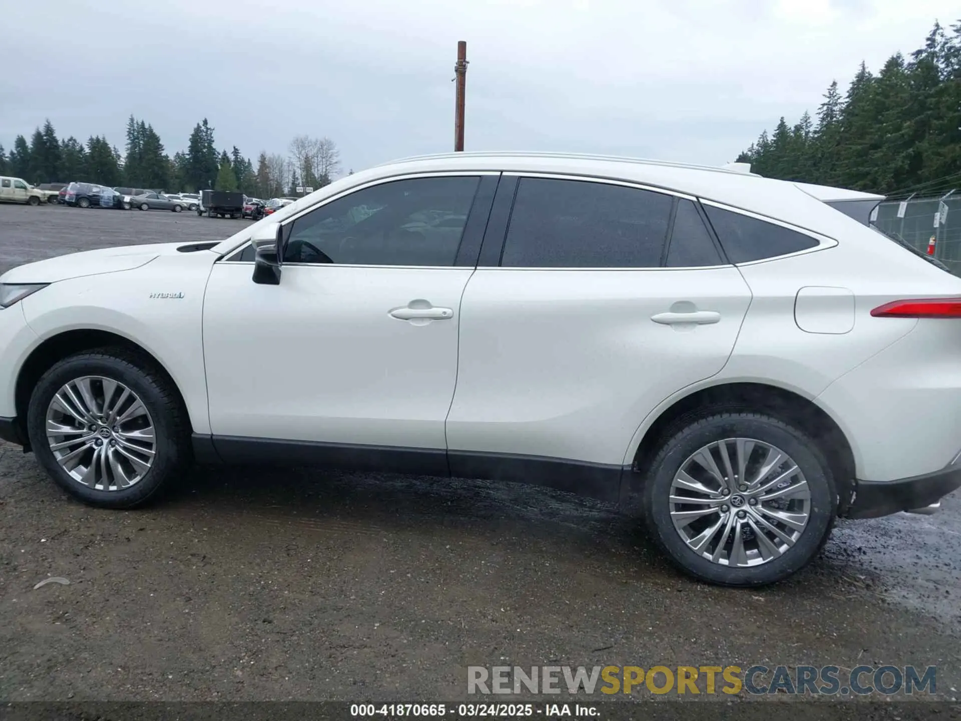 15 fotografías del automóvil dañado JTEAAAAH1MJ013086 TOYOTA VENZA 2021