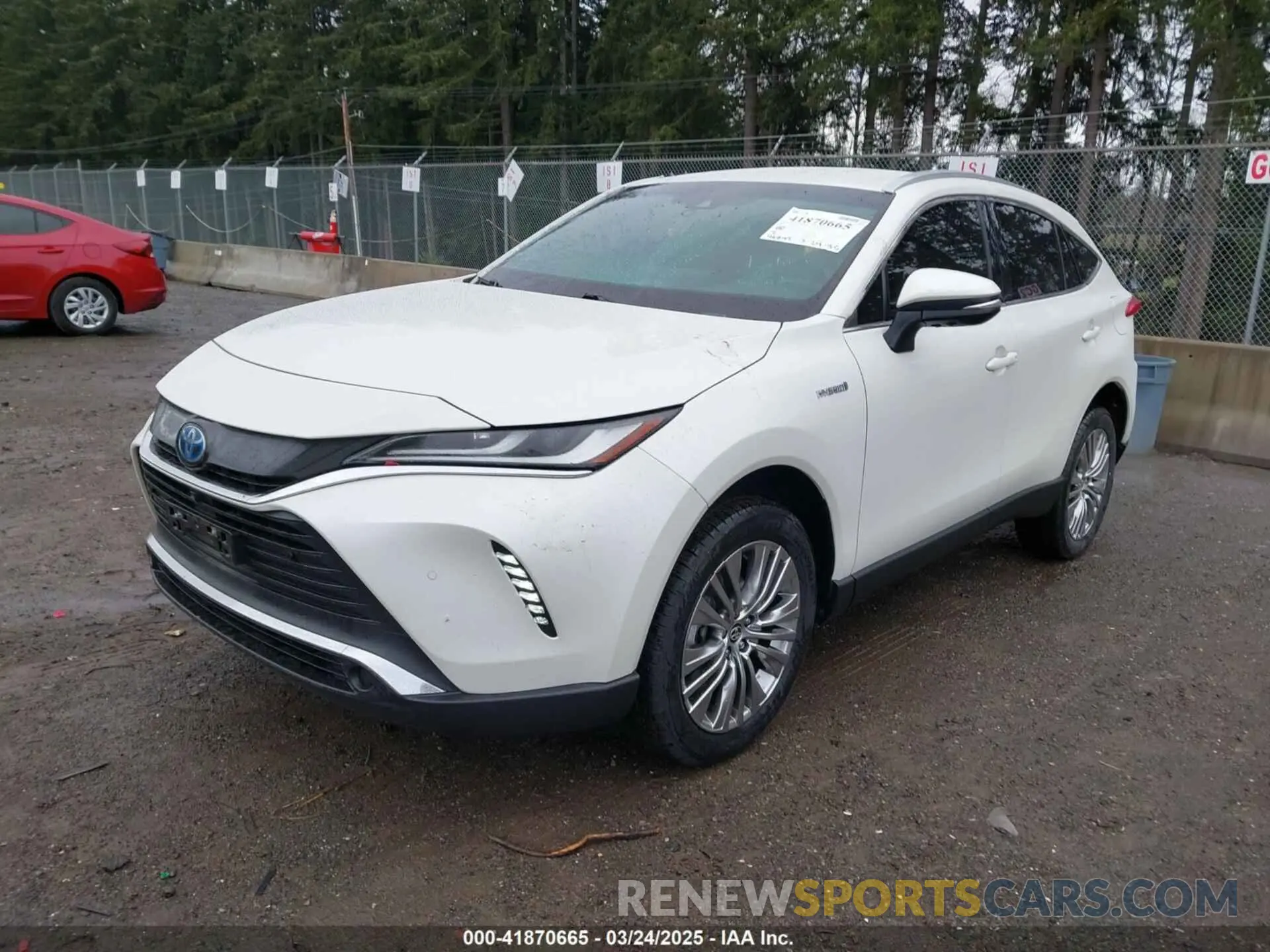 2 fotografías del automóvil dañado JTEAAAAH1MJ013086 TOYOTA VENZA 2021