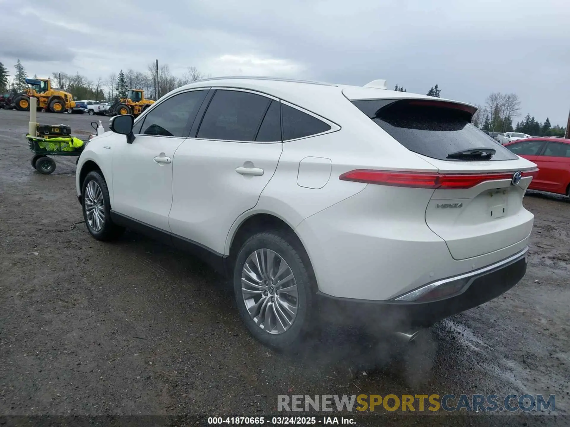 3 fotografías del automóvil dañado JTEAAAAH1MJ013086 TOYOTA VENZA 2021