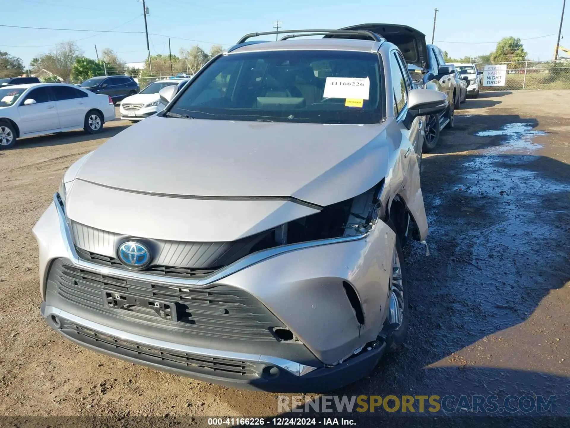 13 fotografías del automóvil dañado JTEAAAAH1MJ016411 TOYOTA VENZA 2021