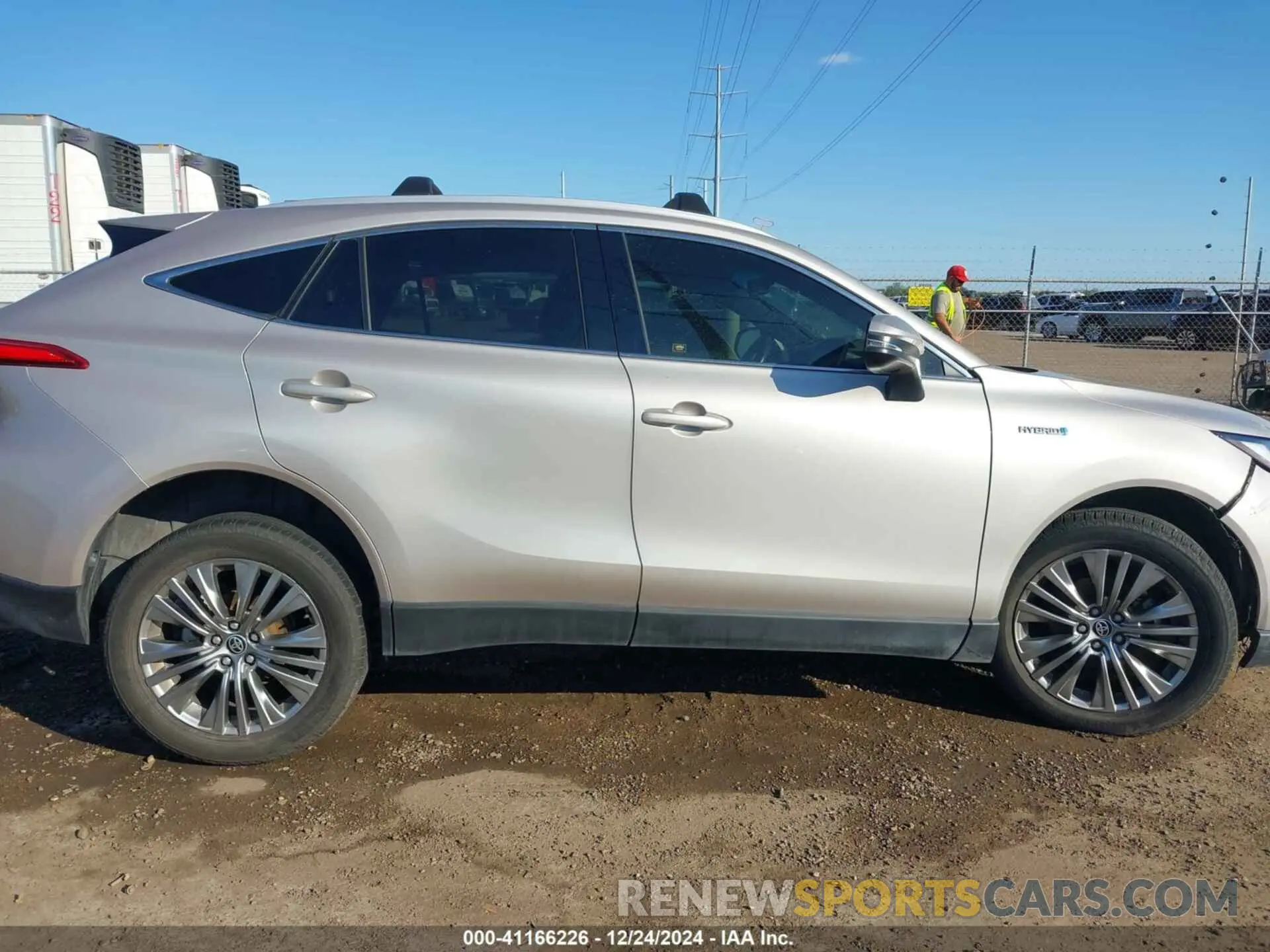 14 fotografías del automóvil dañado JTEAAAAH1MJ016411 TOYOTA VENZA 2021