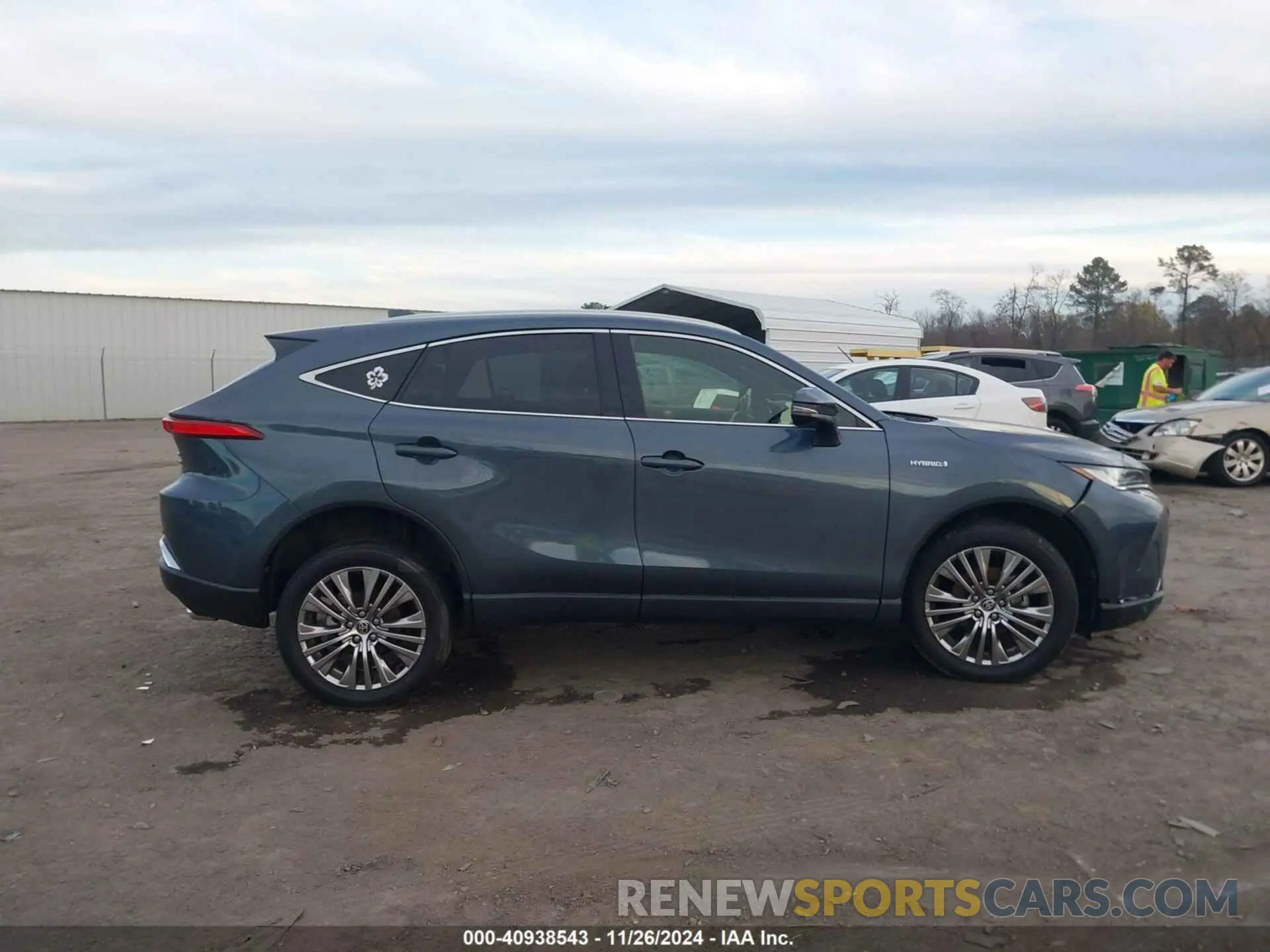 13 fotografías del automóvil dañado JTEAAAAH1MJ035296 TOYOTA VENZA 2021