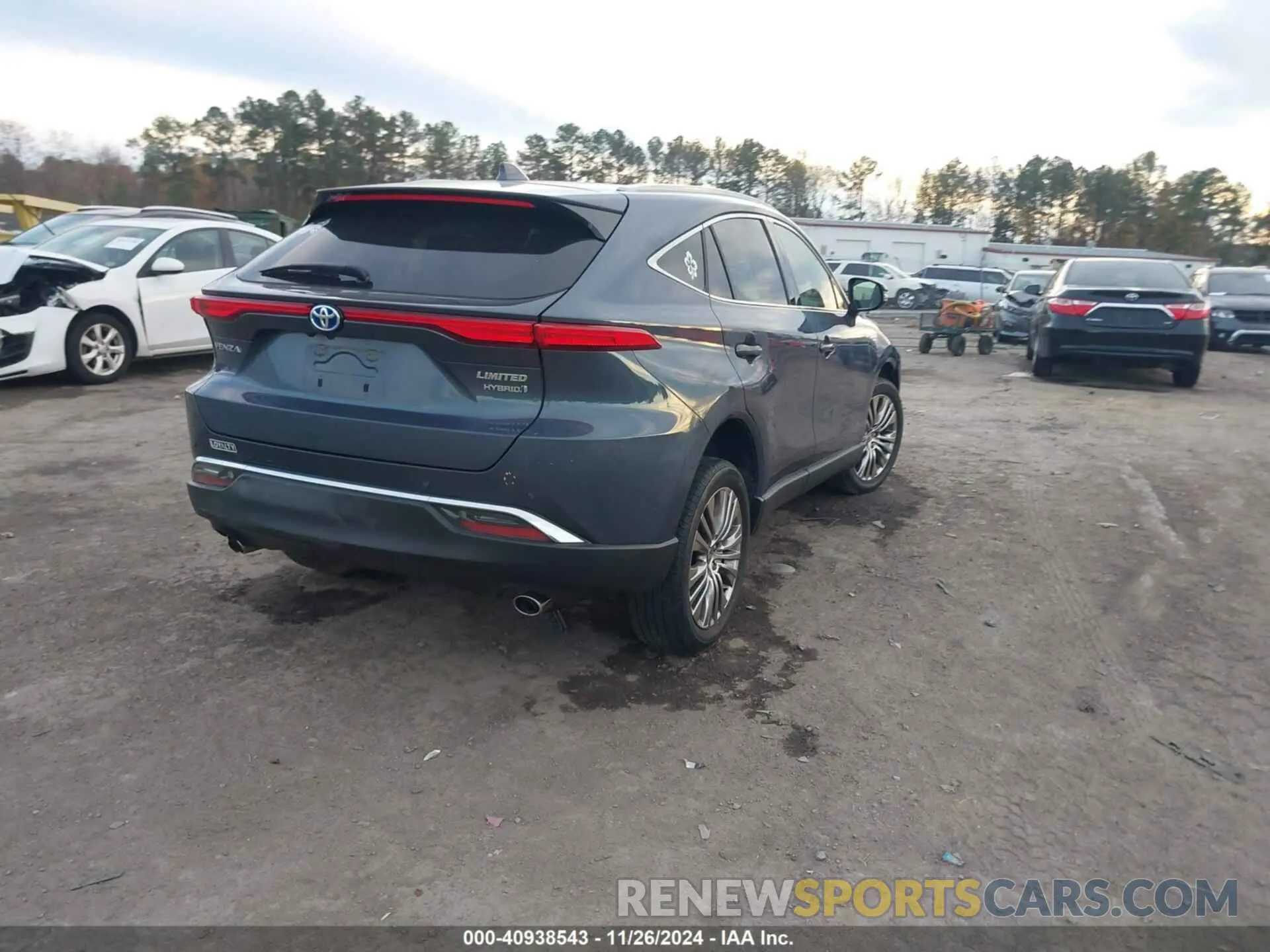 4 fotografías del automóvil dañado JTEAAAAH1MJ035296 TOYOTA VENZA 2021