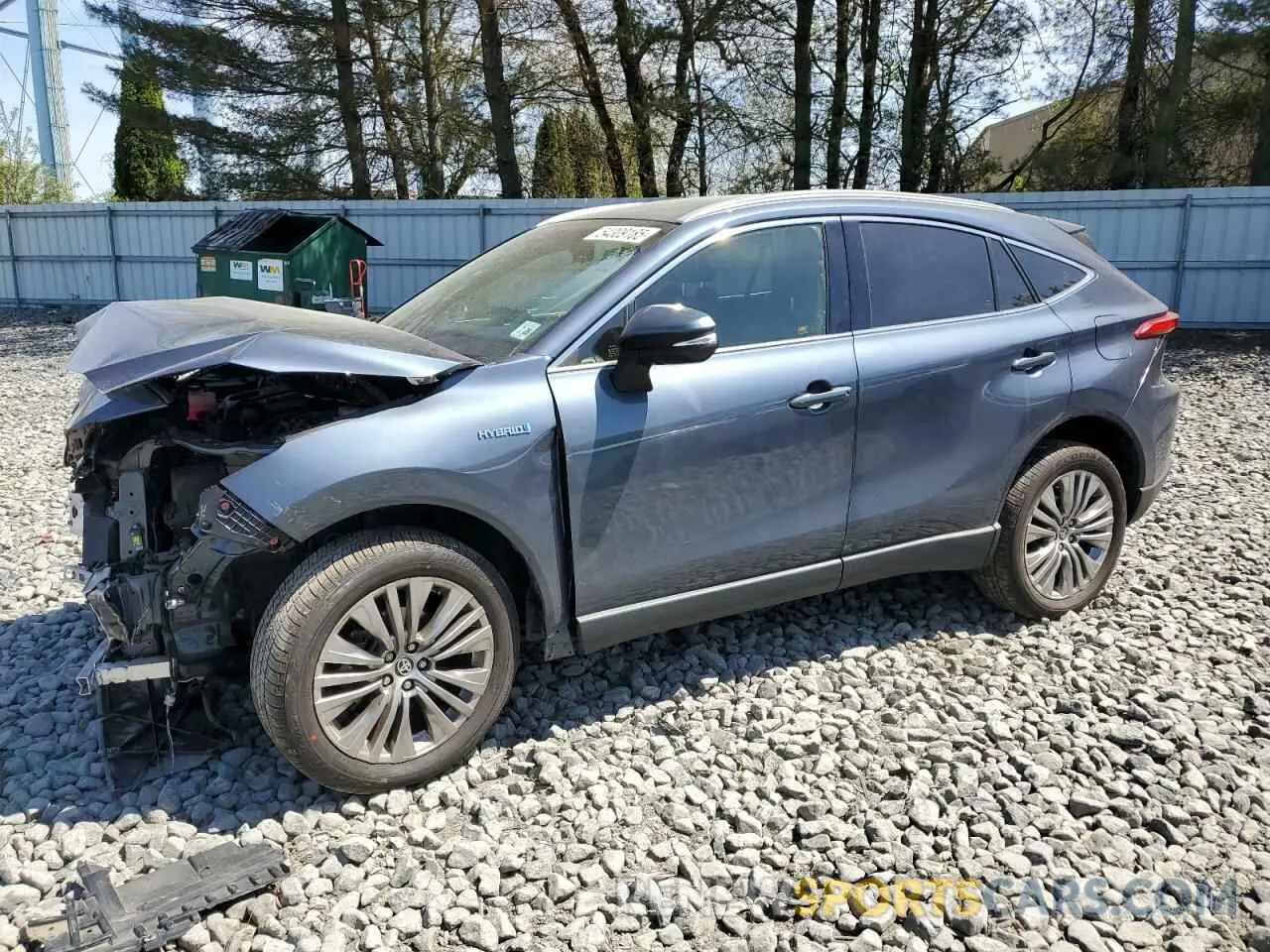 1 fotografías del automóvil dañado JTEAAAAH1MJ037453 TOYOTA VENZA 2021