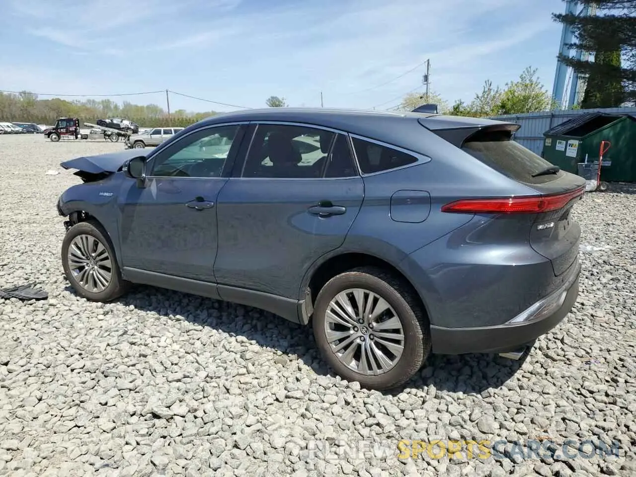 2 fotografías del automóvil dañado JTEAAAAH1MJ037453 TOYOTA VENZA 2021