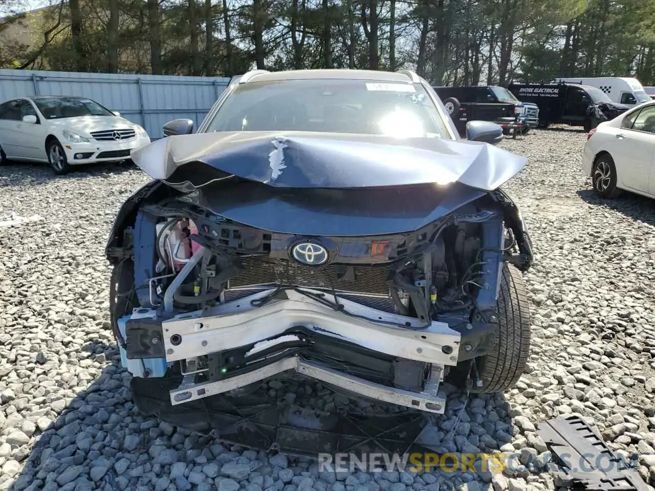 5 fotografías del automóvil dañado JTEAAAAH1MJ037453 TOYOTA VENZA 2021