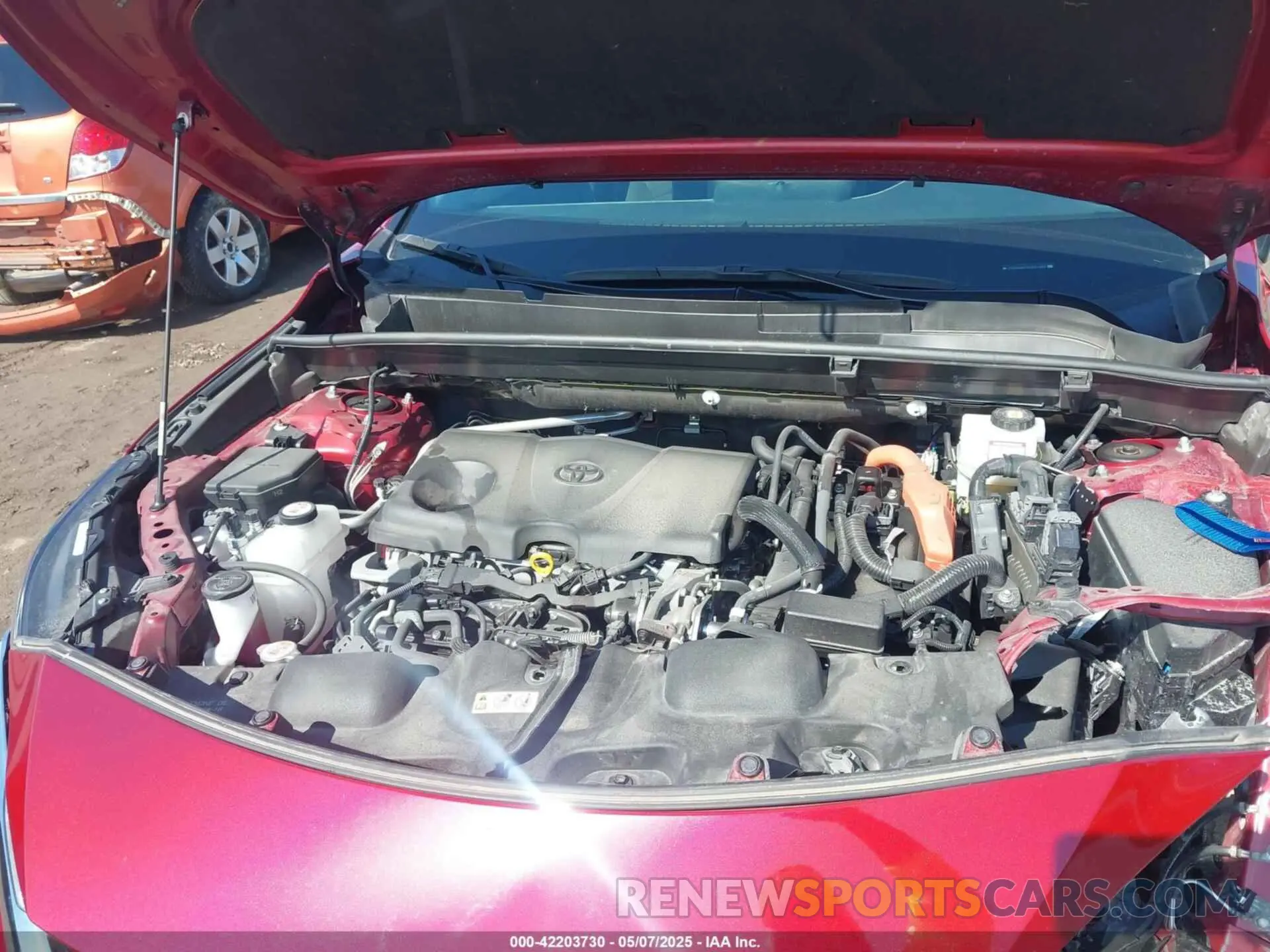10 fotografías del automóvil dañado JTEAAAAH1MJ041499 TOYOTA VENZA 2021