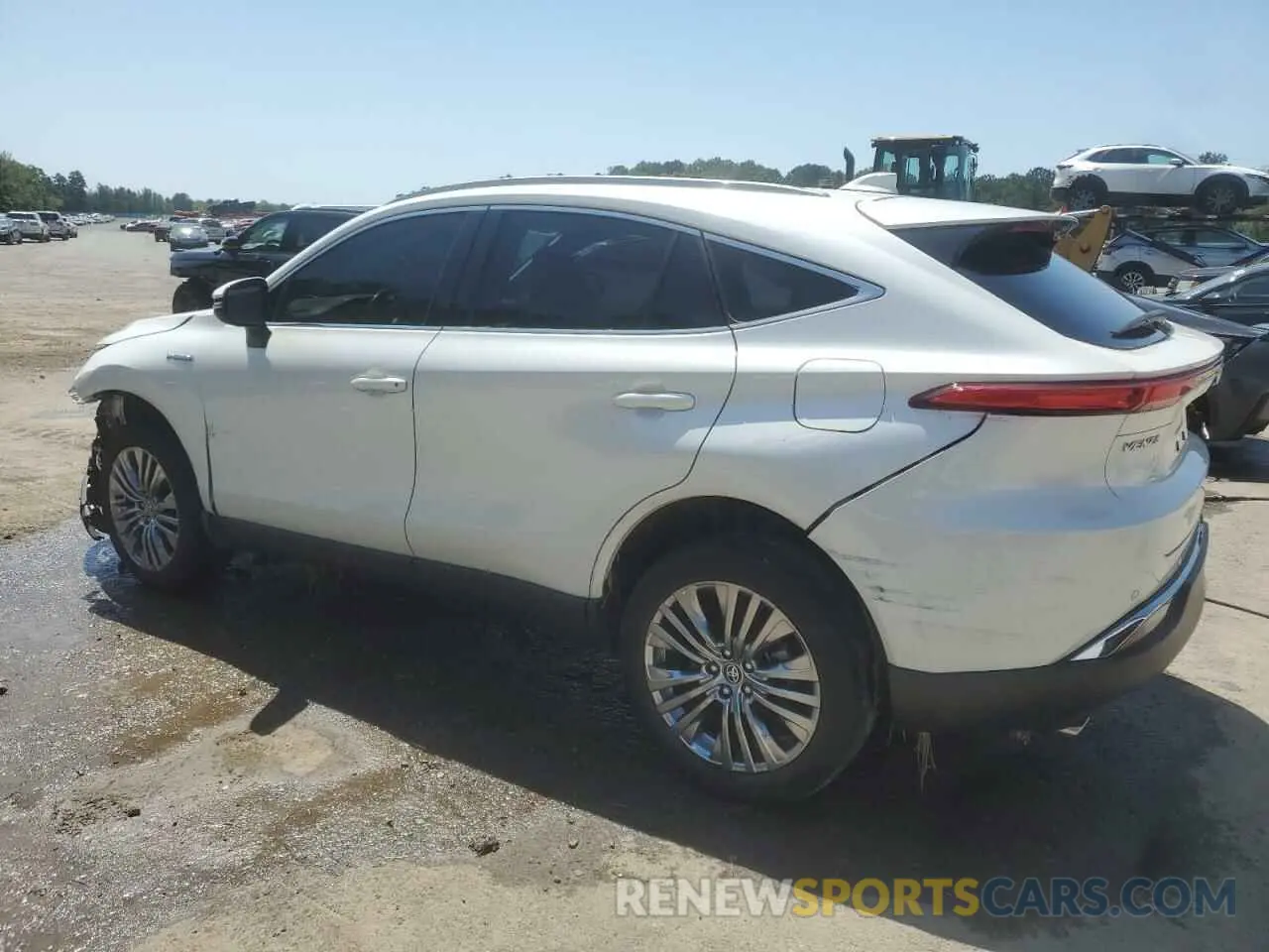 2 fotografías del automóvil dañado JTEAAAAH1MJ041633 TOYOTA VENZA 2021