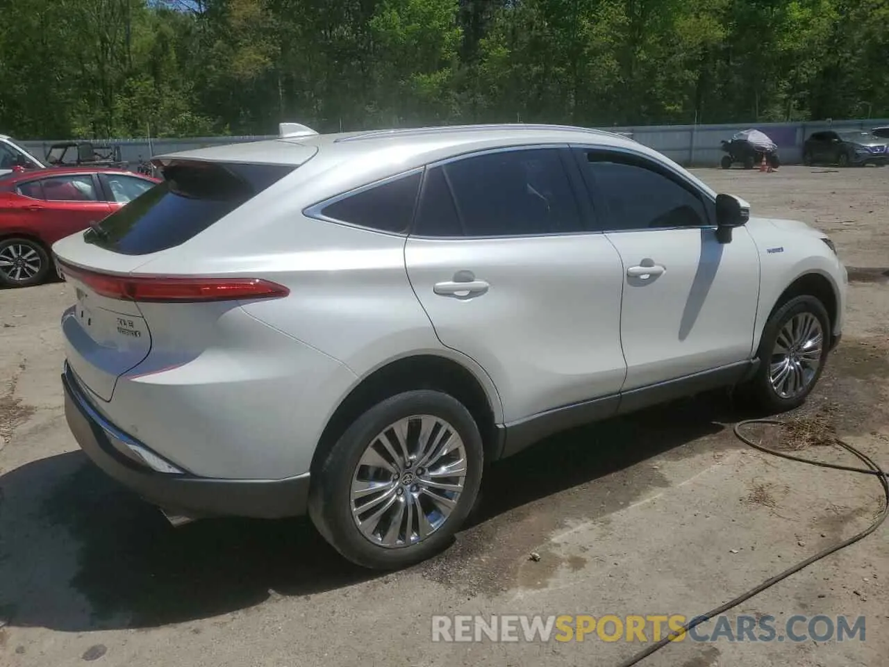 3 fotografías del automóvil dañado JTEAAAAH1MJ041633 TOYOTA VENZA 2021