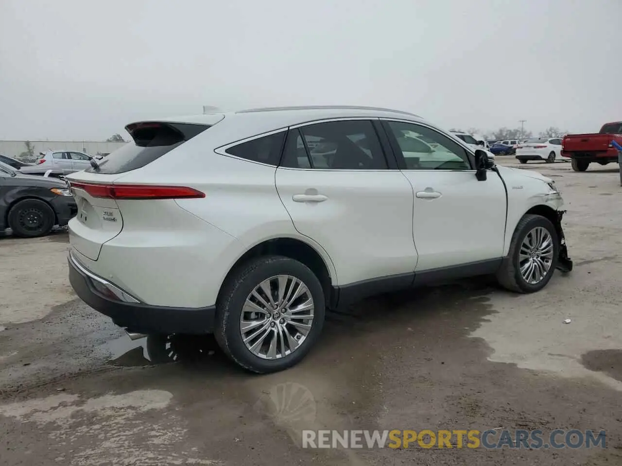 3 fotografías del automóvil dañado JTEAAAAH1MJ042247 TOYOTA VENZA 2021