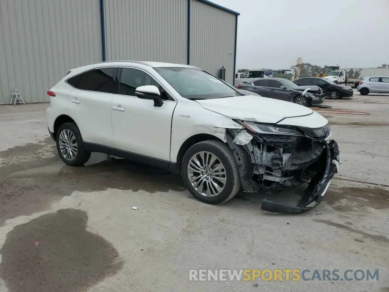4 fotografías del automóvil dañado JTEAAAAH1MJ042247 TOYOTA VENZA 2021