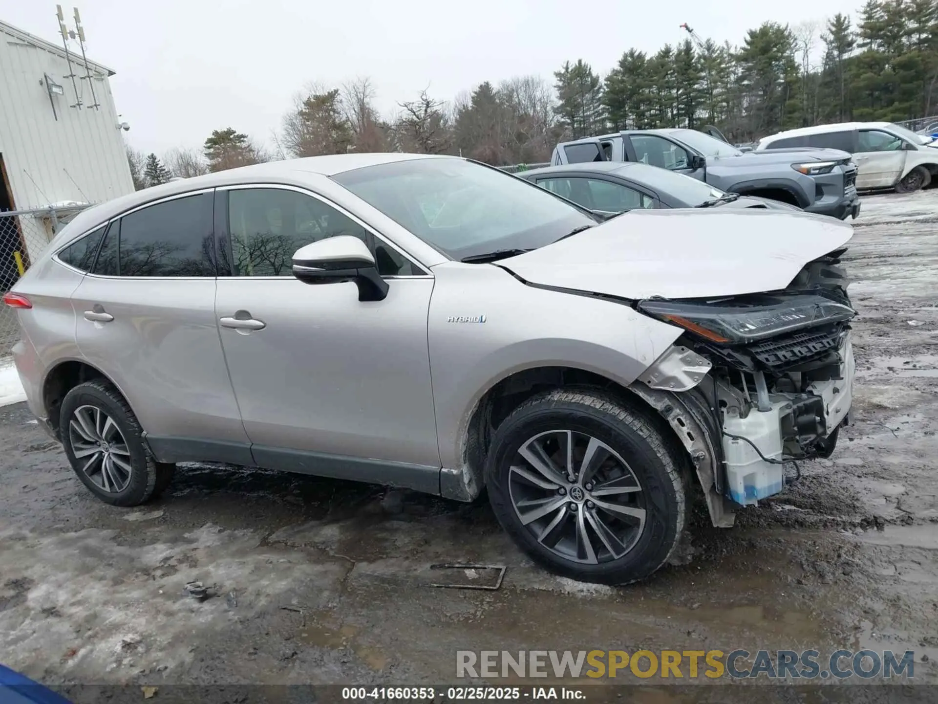 12 fotografías del automóvil dañado JTEAAAAH1MJ042670 TOYOTA VENZA 2021