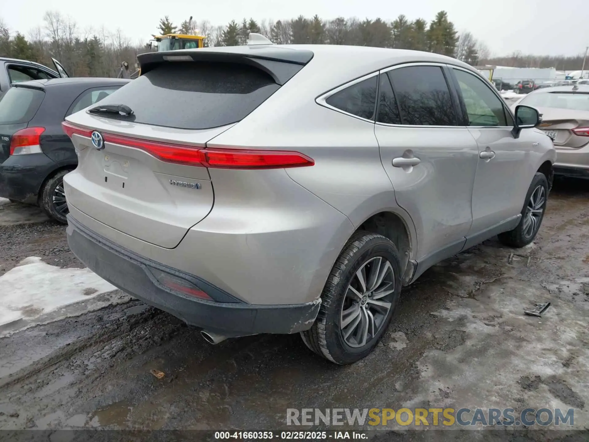 4 fotografías del automóvil dañado JTEAAAAH1MJ042670 TOYOTA VENZA 2021