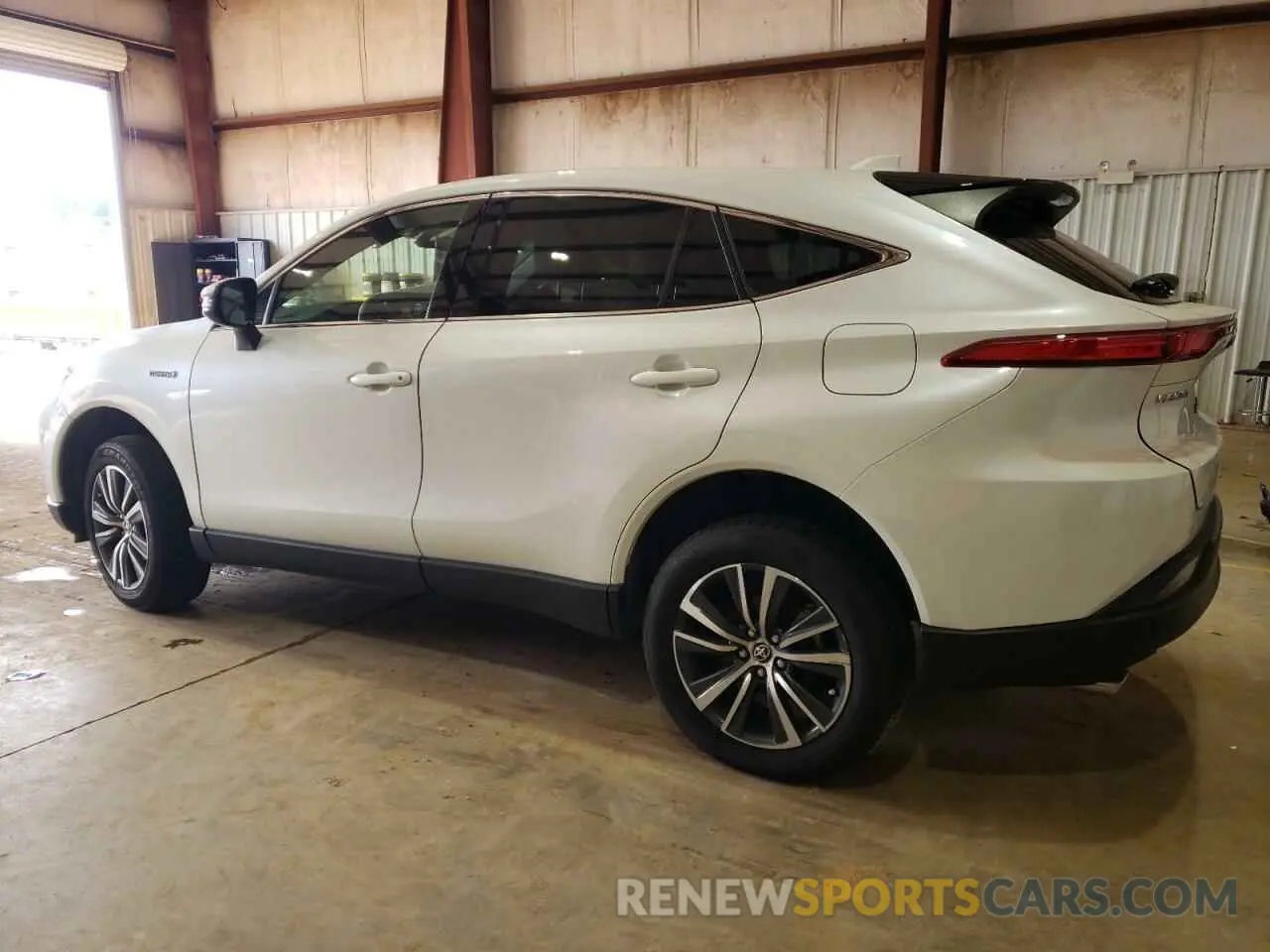 2 fotografías del automóvil dañado JTEAAAAH1MJ049134 TOYOTA VENZA 2021