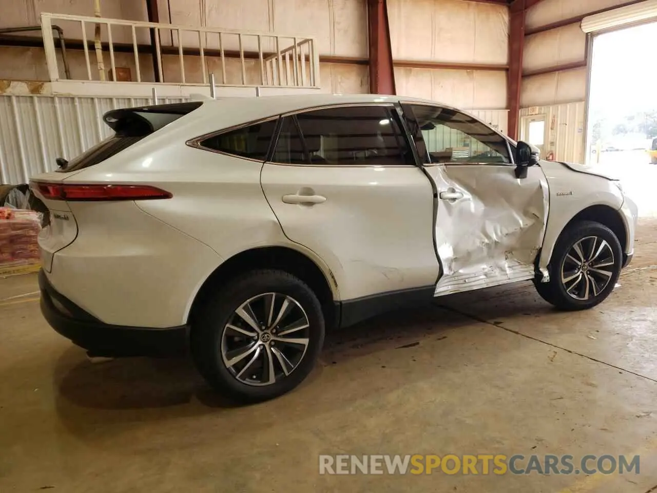 3 fotografías del automóvil dañado JTEAAAAH1MJ049134 TOYOTA VENZA 2021
