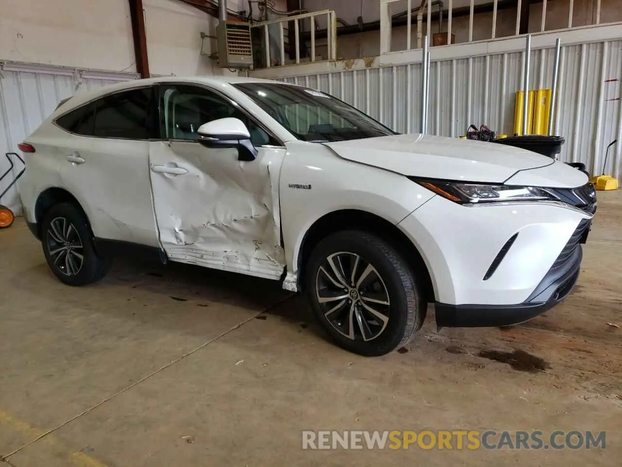 4 fotografías del automóvil dañado JTEAAAAH1MJ049134 TOYOTA VENZA 2021