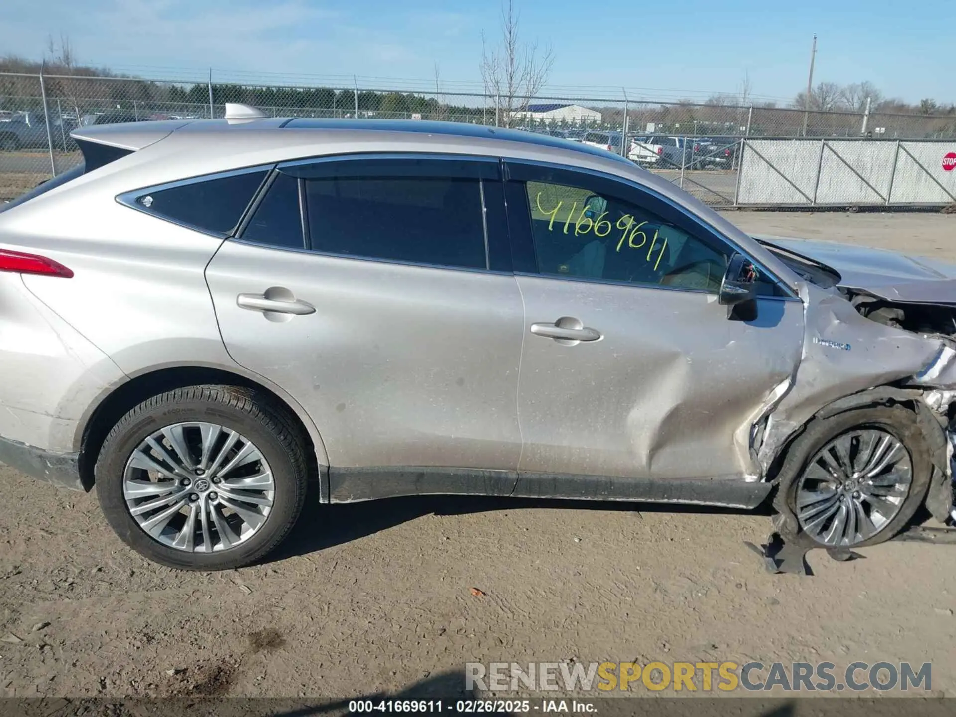 13 fotografías del automóvil dañado JTEAAAAH1MJ061221 TOYOTA VENZA 2021