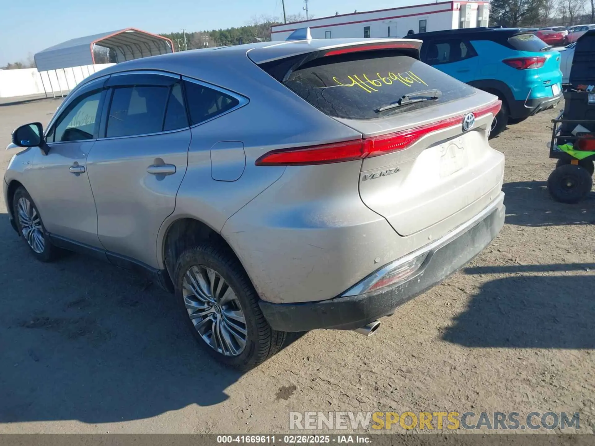 3 fotografías del automóvil dañado JTEAAAAH1MJ061221 TOYOTA VENZA 2021
