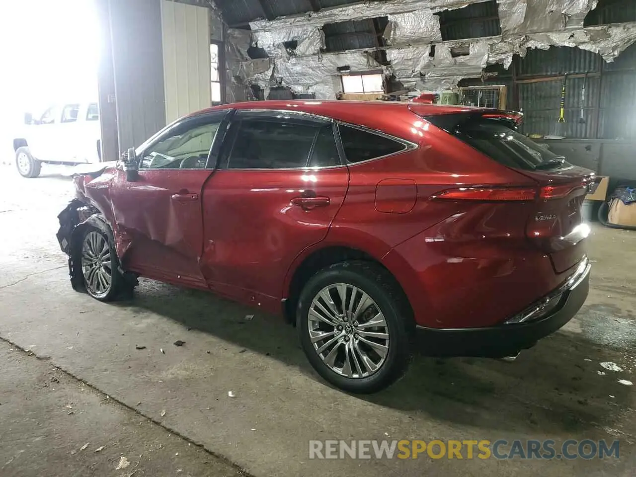 2 fotografías del automóvil dañado JTEAAAAH1MJ062580 TOYOTA VENZA 2021