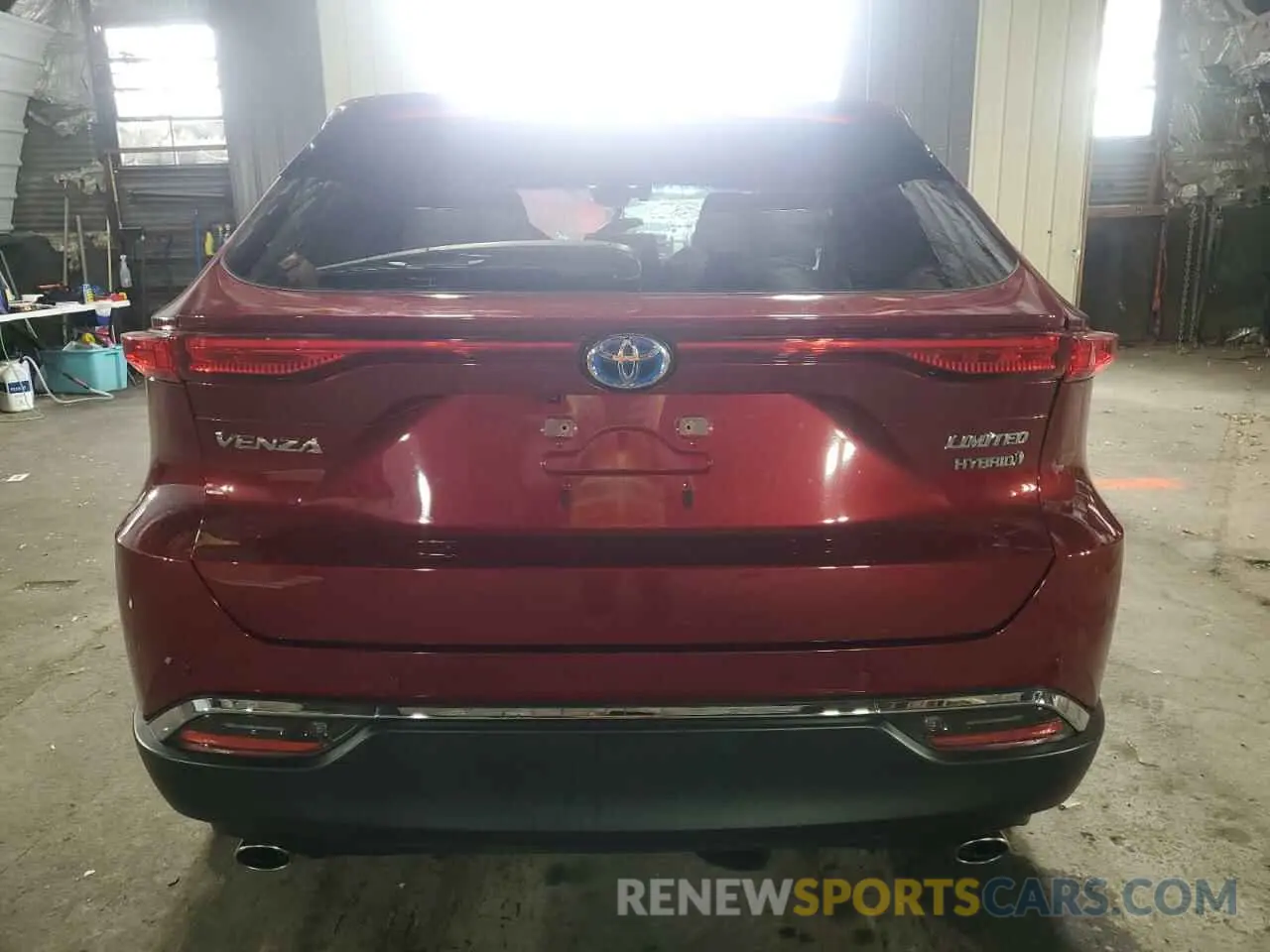 6 fotografías del automóvil dañado JTEAAAAH1MJ062580 TOYOTA VENZA 2021