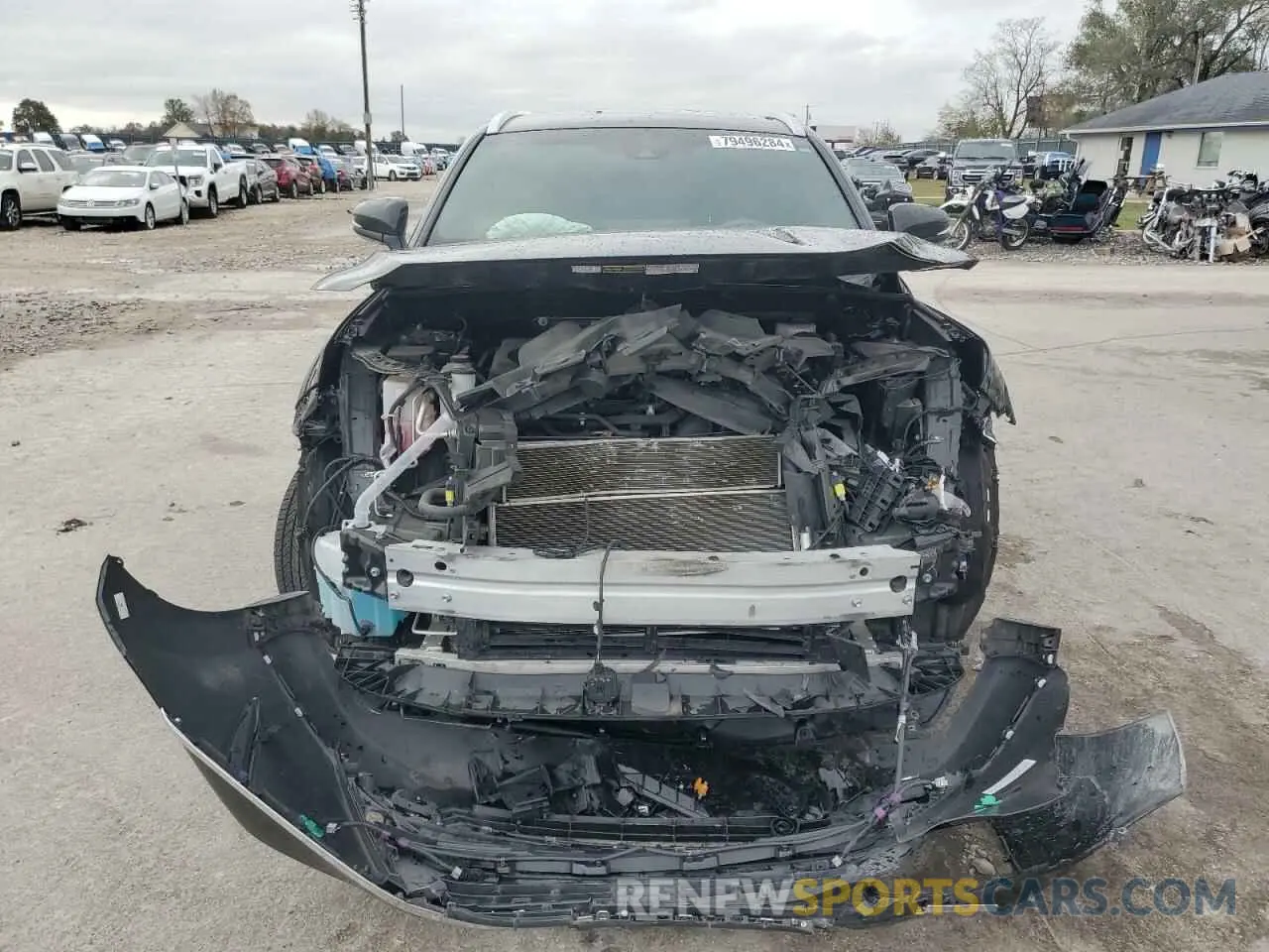 5 fotografías del automóvil dañado JTEAAAAH1MJ067911 TOYOTA VENZA 2021