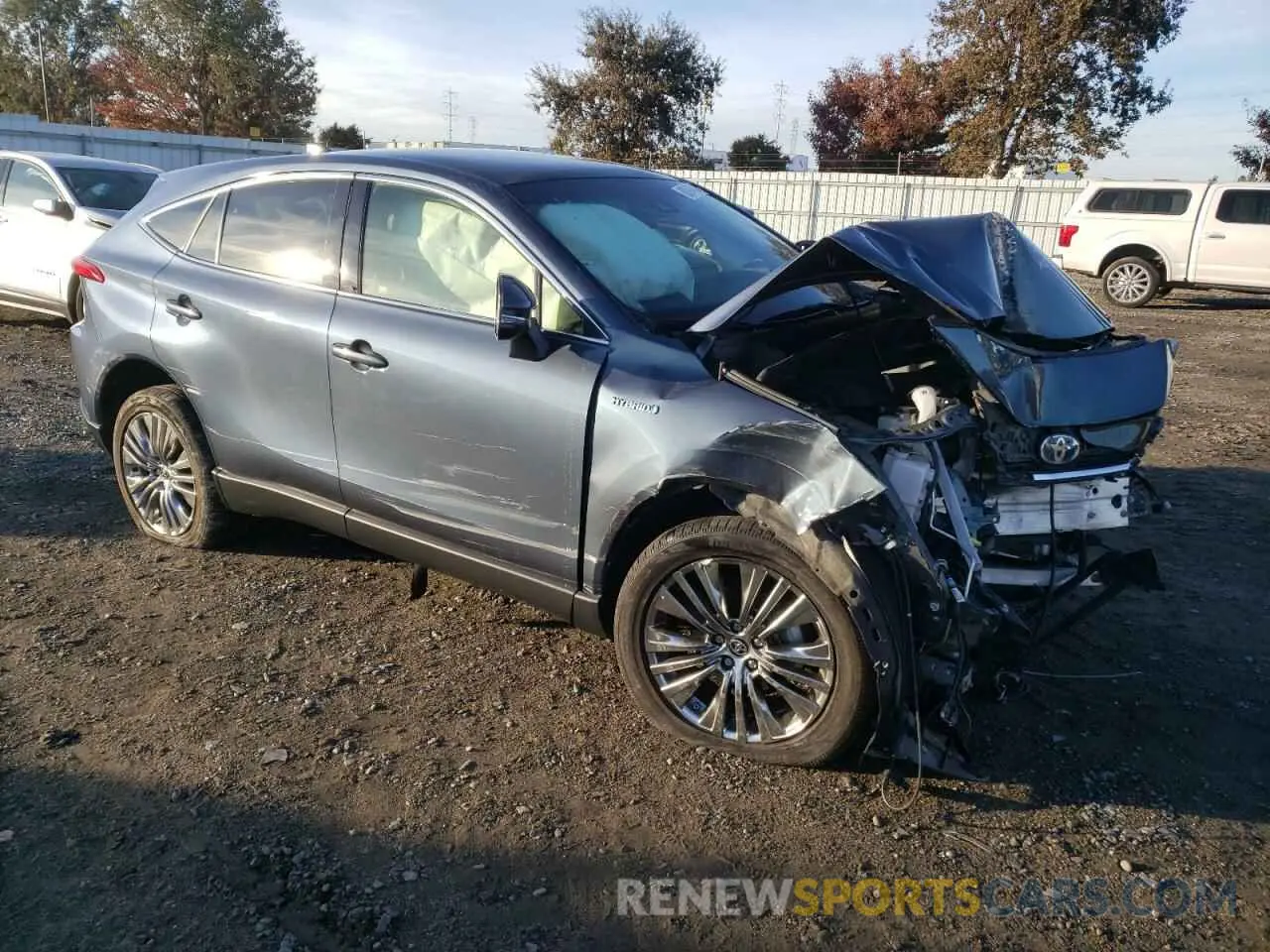 4 fotografías del automóvil dañado JTEAAAAH1MJ067987 TOYOTA VENZA 2021