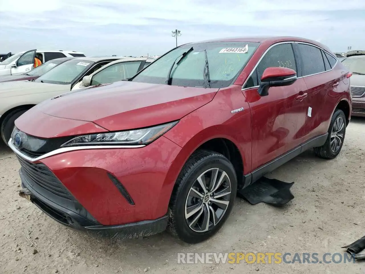 1 fotografías del automóvil dañado JTEAAAAH1MJ077449 TOYOTA VENZA 2021