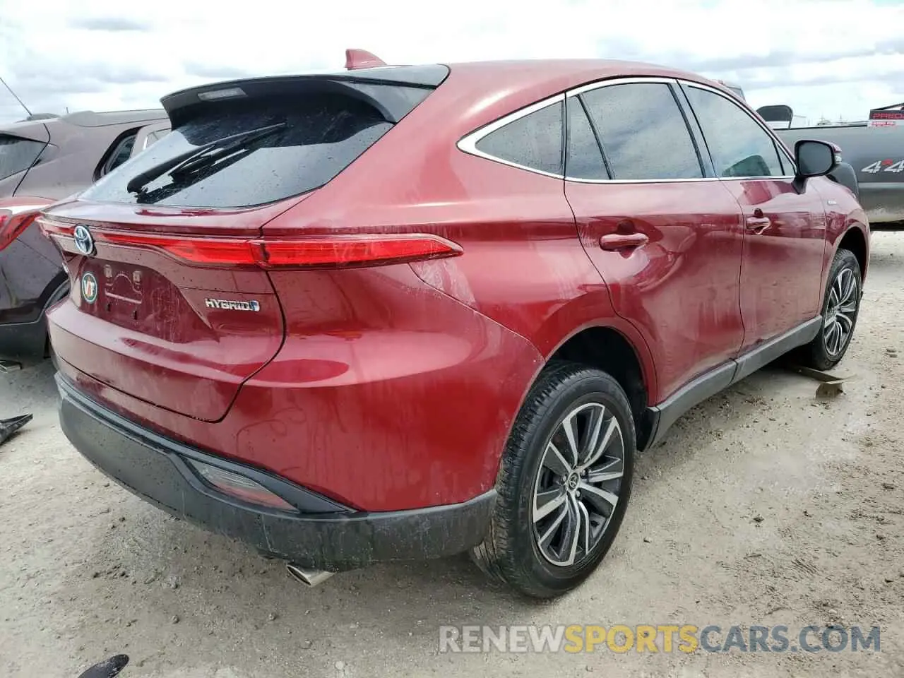 3 fotografías del automóvil dañado JTEAAAAH1MJ077449 TOYOTA VENZA 2021