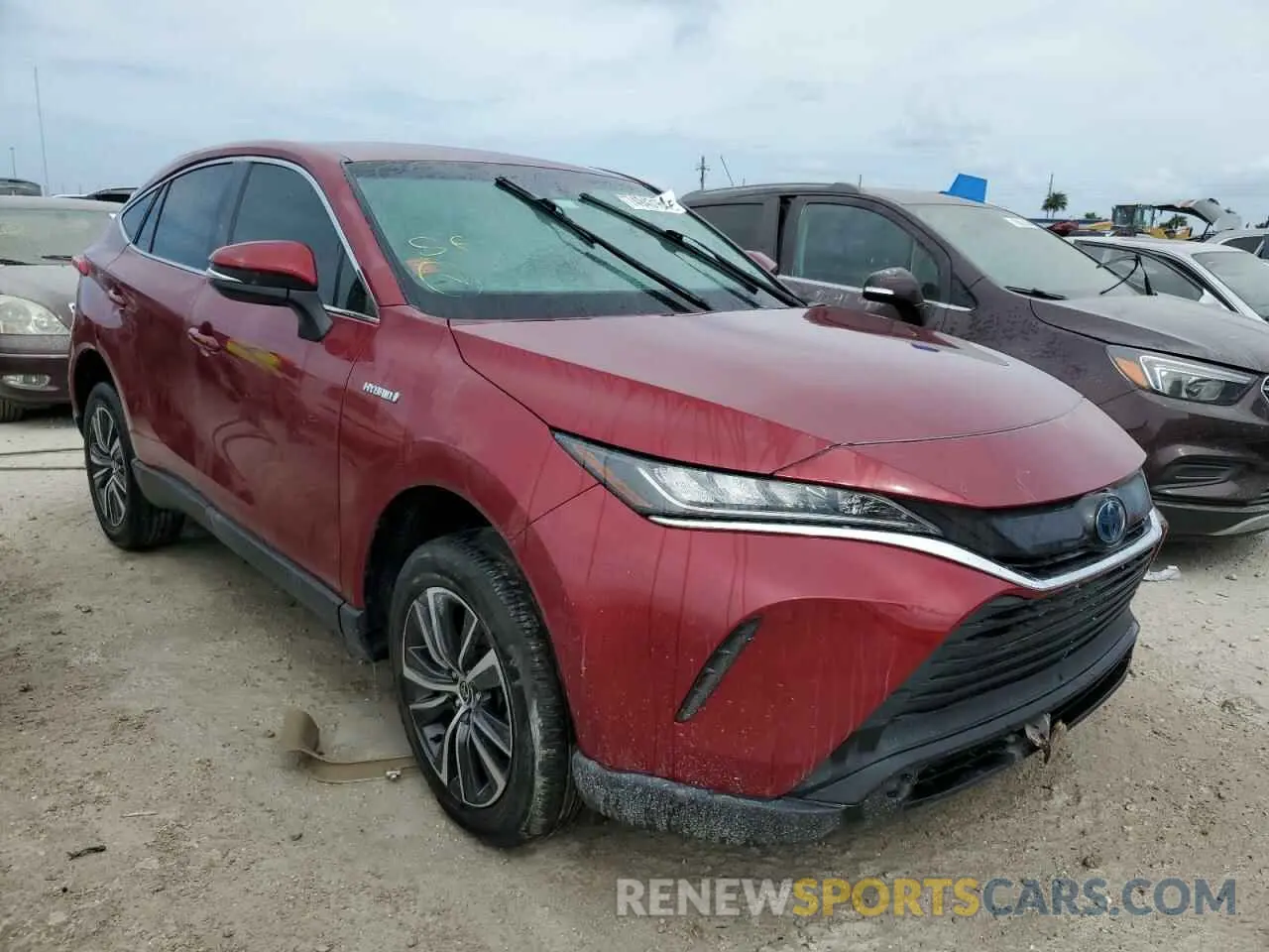 4 fotografías del automóvil dañado JTEAAAAH1MJ077449 TOYOTA VENZA 2021