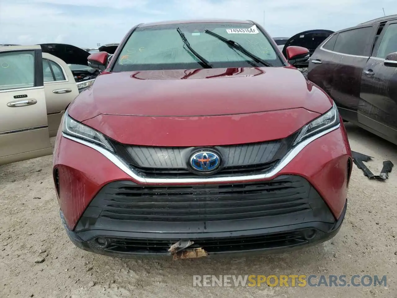 5 fotografías del automóvil dañado JTEAAAAH1MJ077449 TOYOTA VENZA 2021